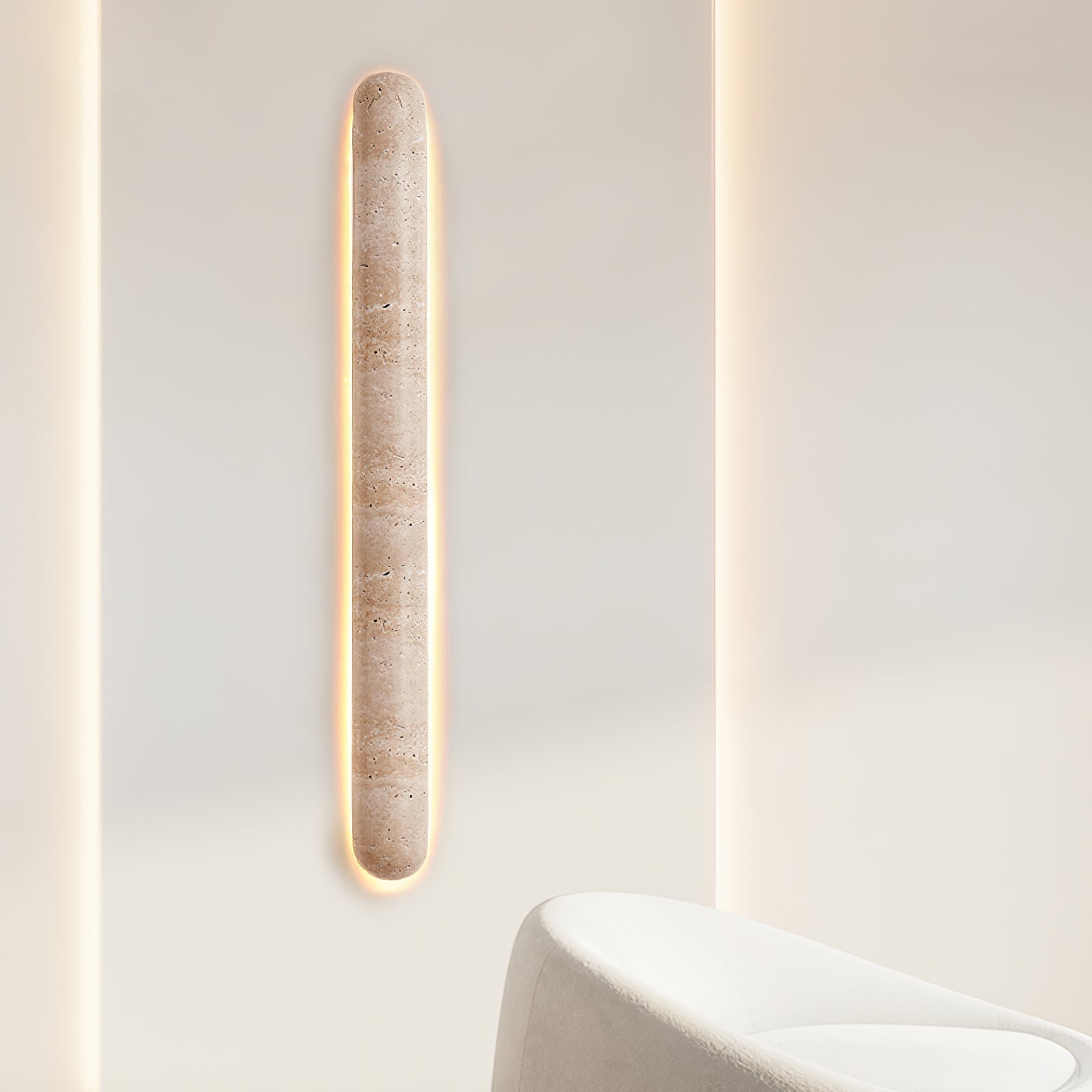 Syveniel Travertine Wall Light - Lamp Copper
