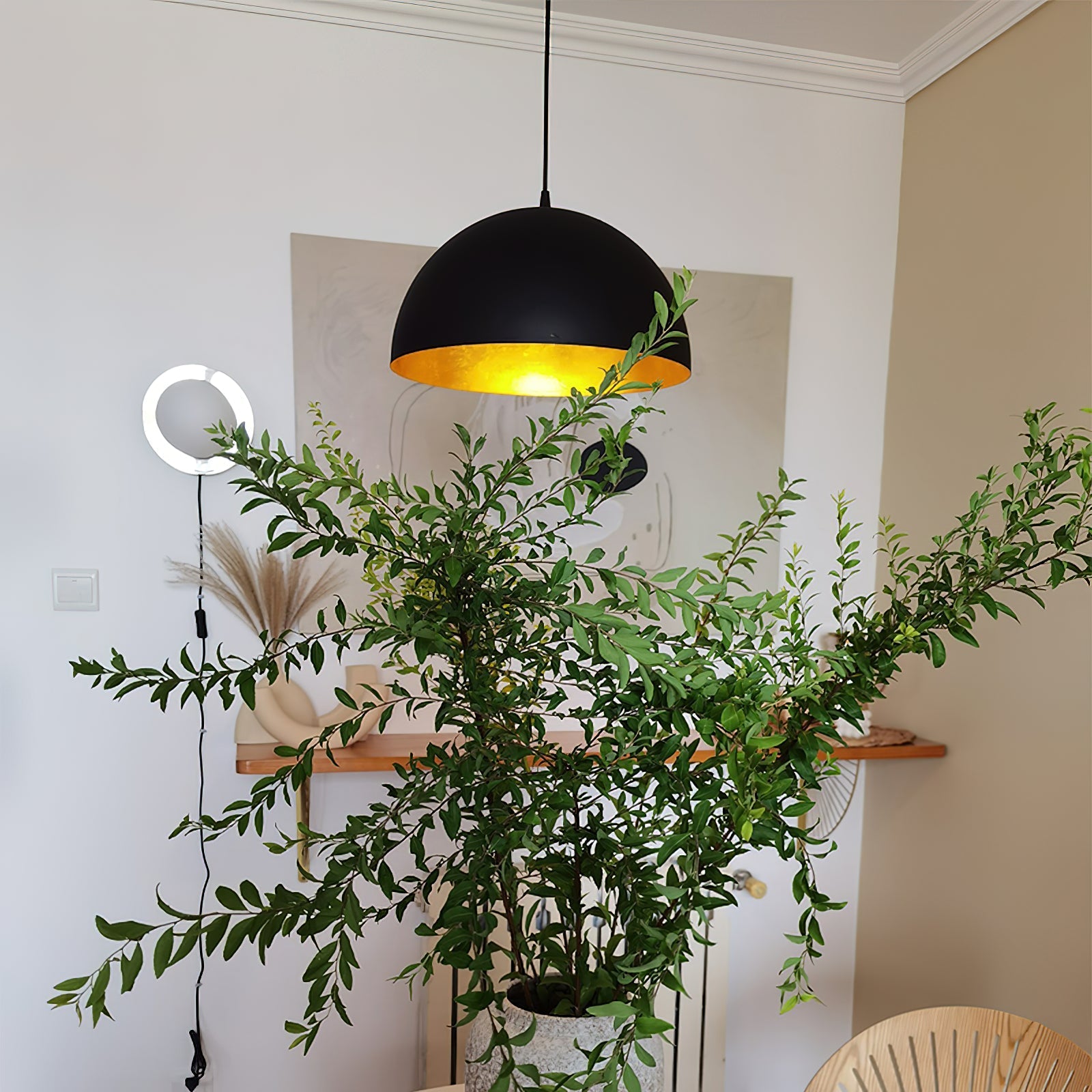Aphais Modern Minimalist Vintage Metal Pendant Lamp - Lamp Copper