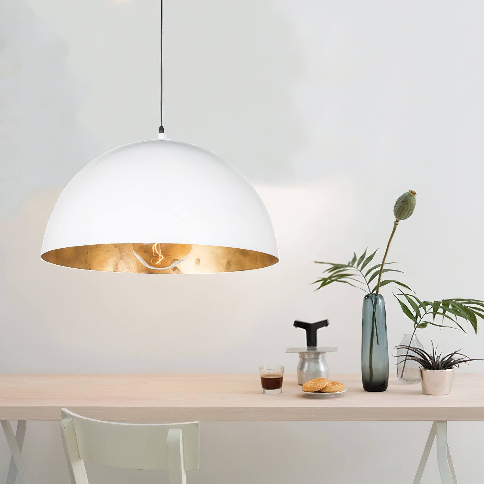 Aphais Modern Minimalist Vintage Metal Pendant Lamp - Lamp Copper