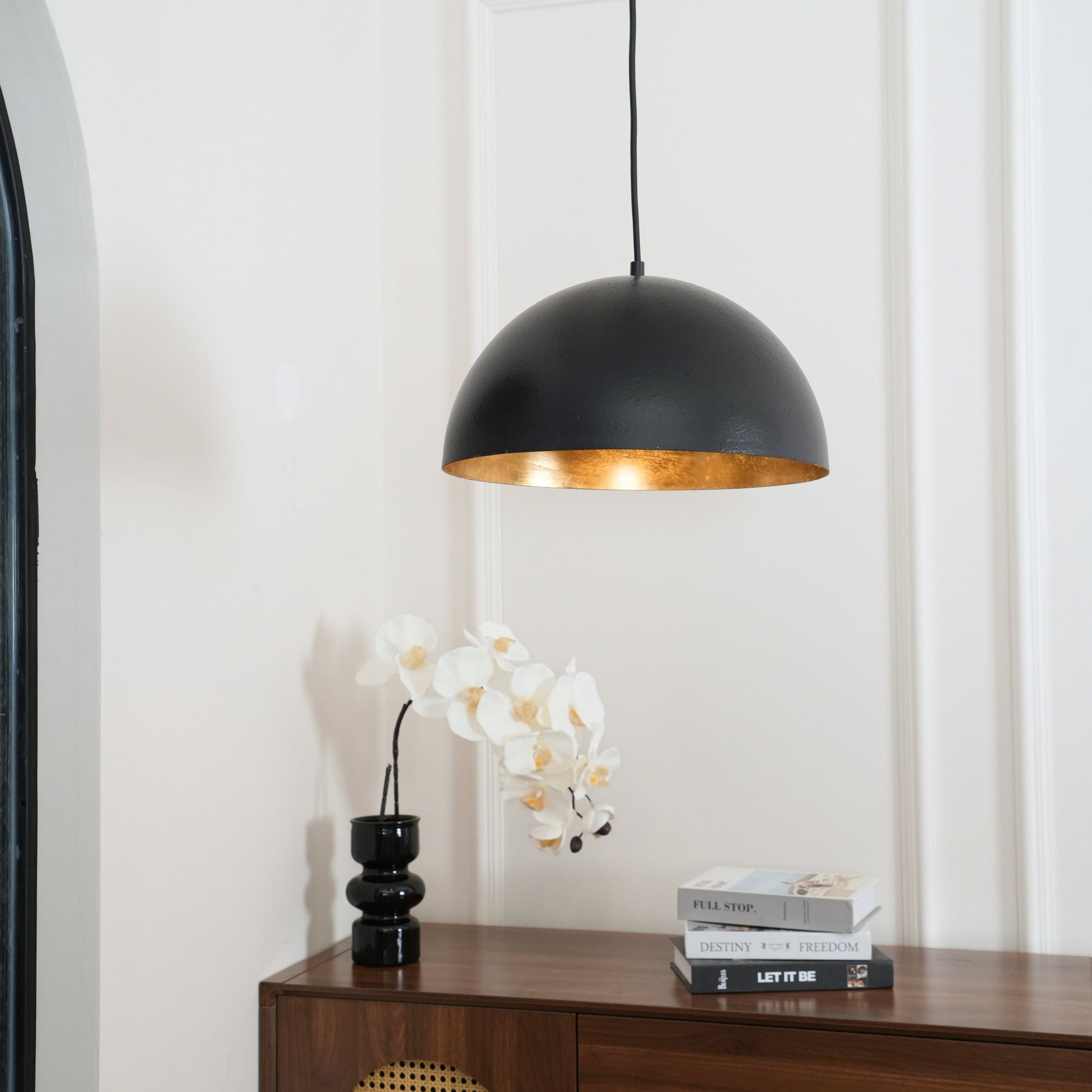 Aphais Modern Minimalist Vintage Metal Pendant Lamp - Lamp Copper