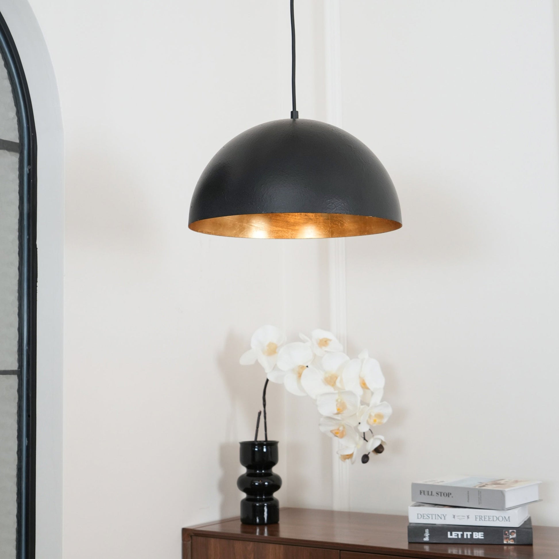 Aphais Modern Minimalist Vintage Metal Pendant Lamp - Lamp Copper