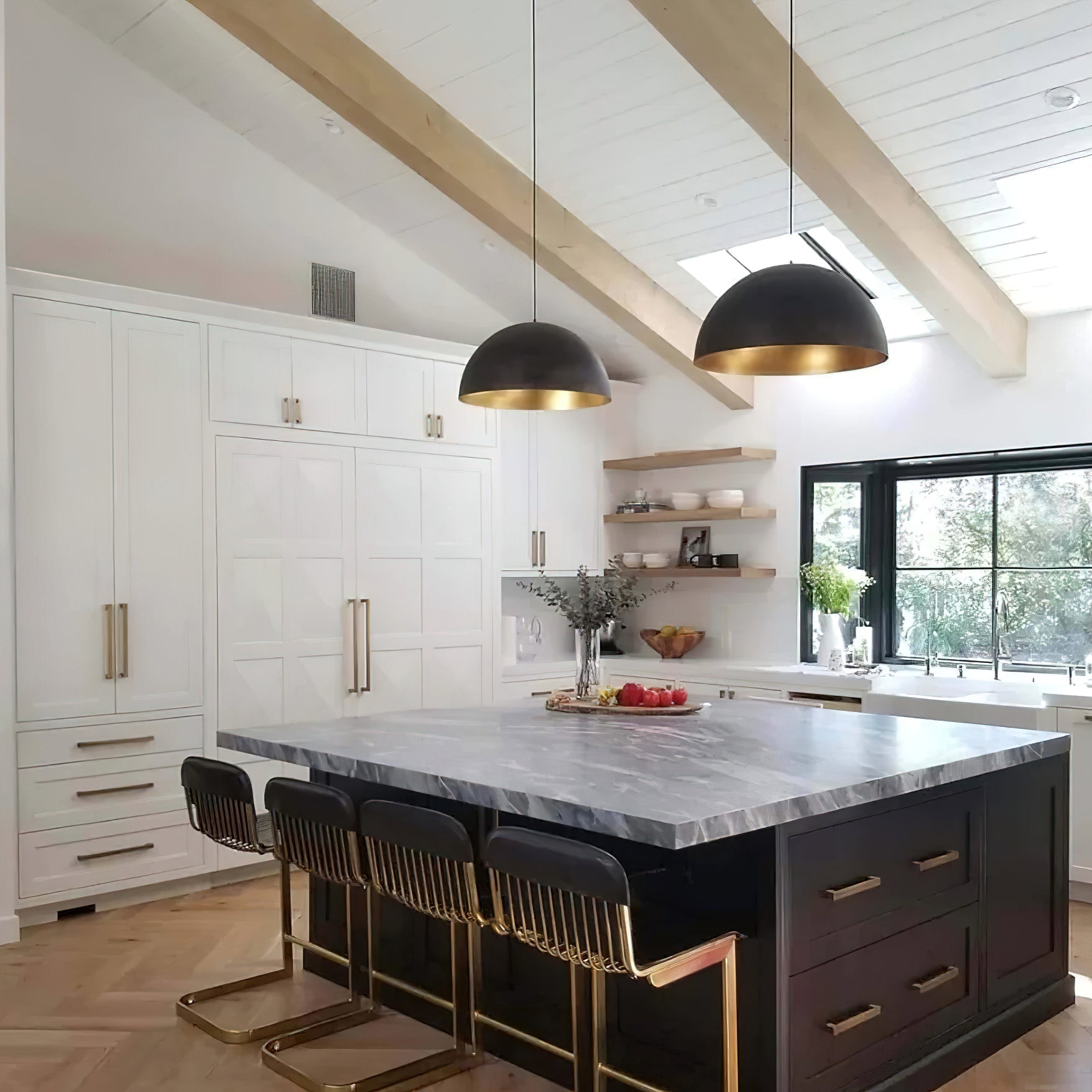 Aphais Modern Minimalist Vintage Metal Pendant Lamp - Lamp Copper
