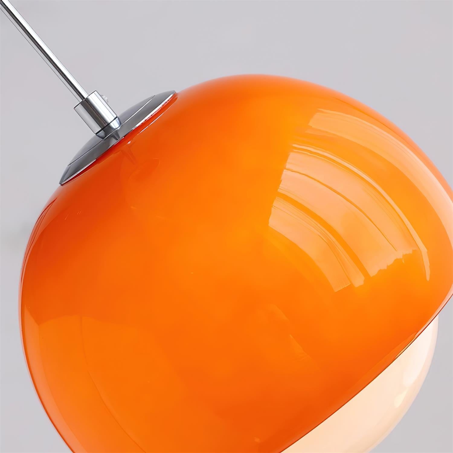 Pendant Light Glass Globe Retro Modern Style Colorful Soft Illumination - Lamp Copper