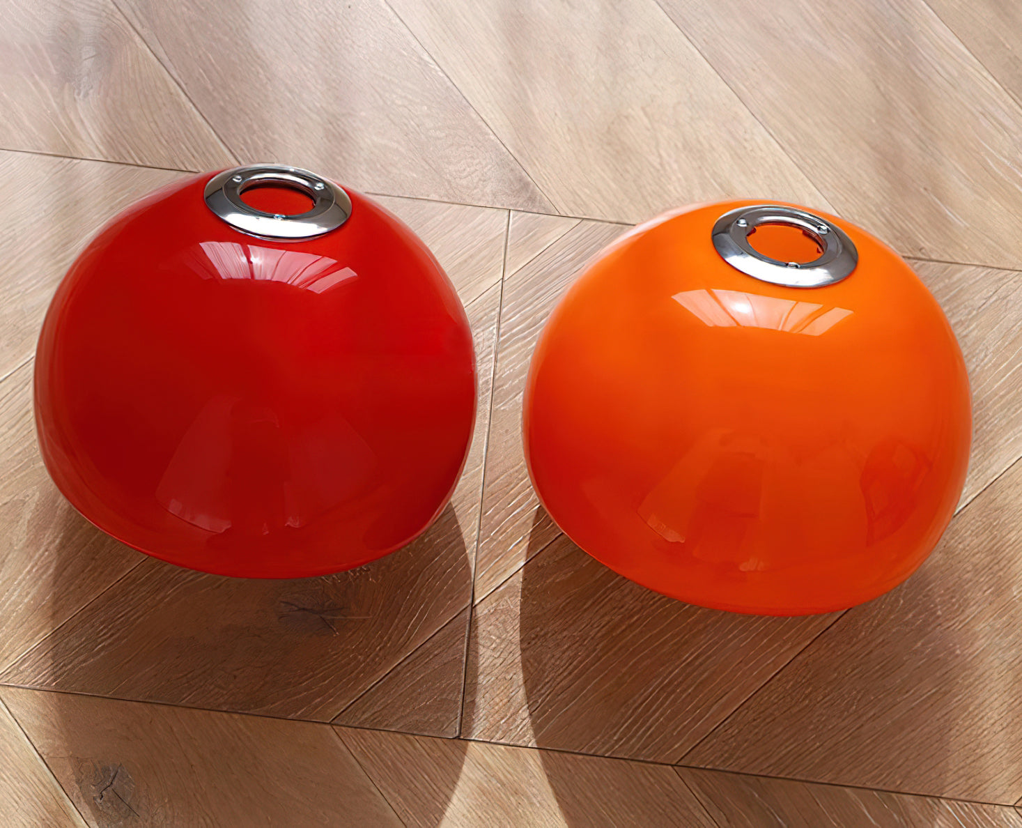 Pendant Light Glass Globe Retro Modern Style Colorful Soft Illumination - Lamp Copper