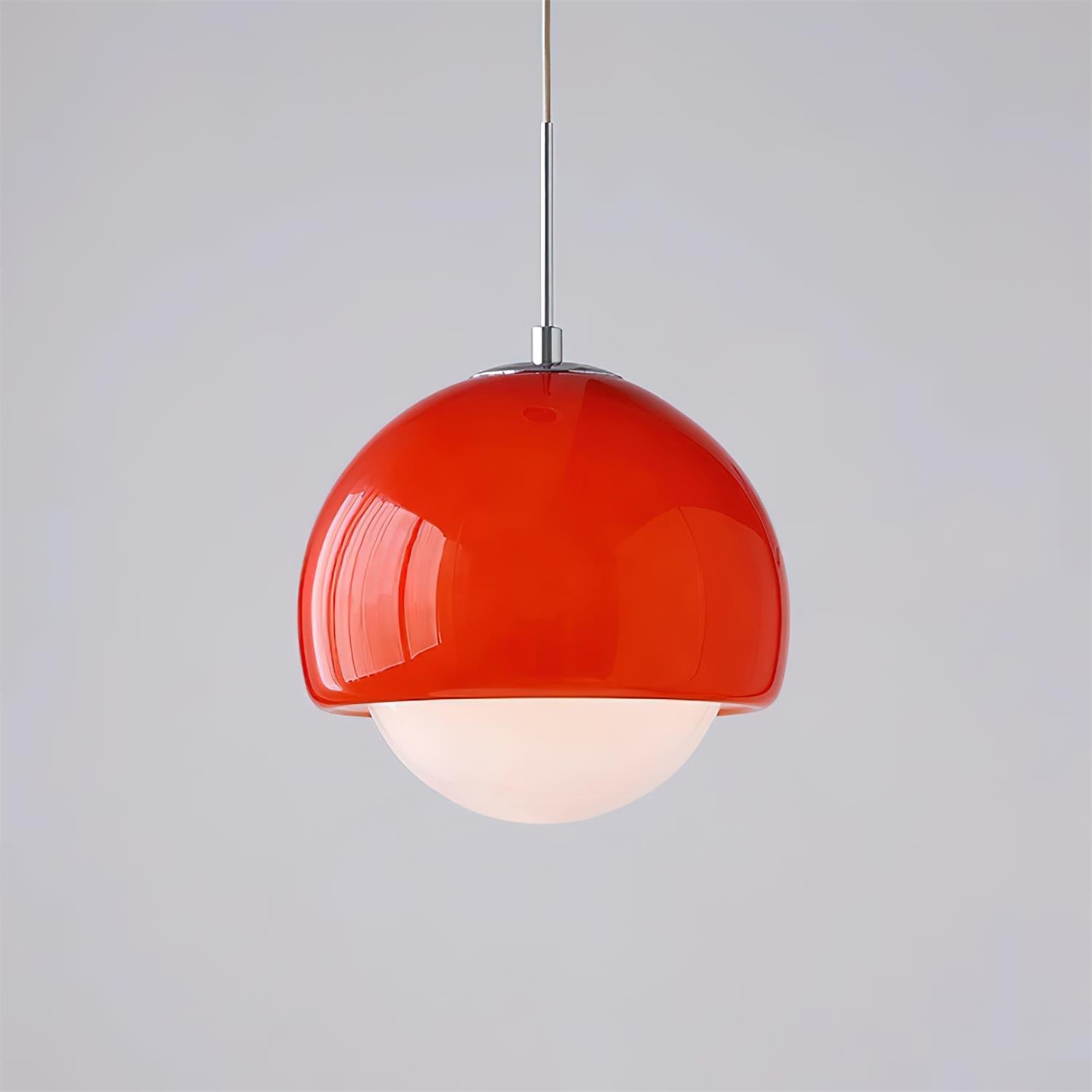 Pendant Light Glass Globe Retro Modern Style Colorful Soft Illumination - Lamp Copper