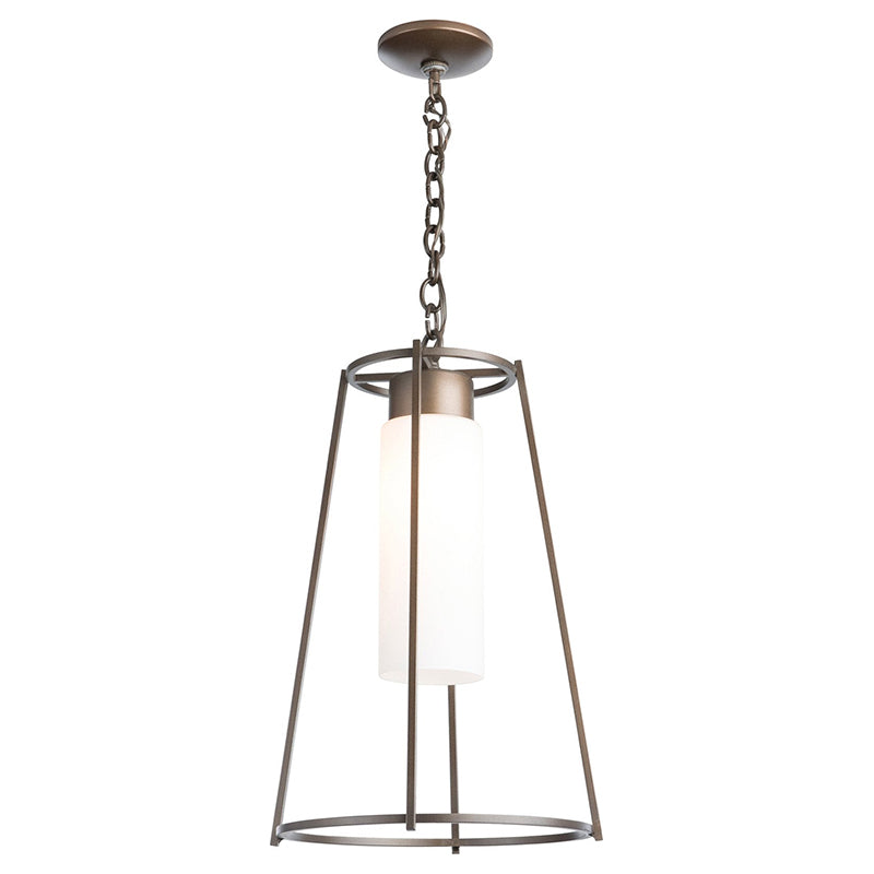 Vasilora Vintage Industrial Metal Glass Outdoor Pendant Lamp - Lamp Copper