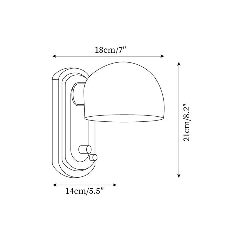 Marcellia Wall Lamp - Lamp Copper