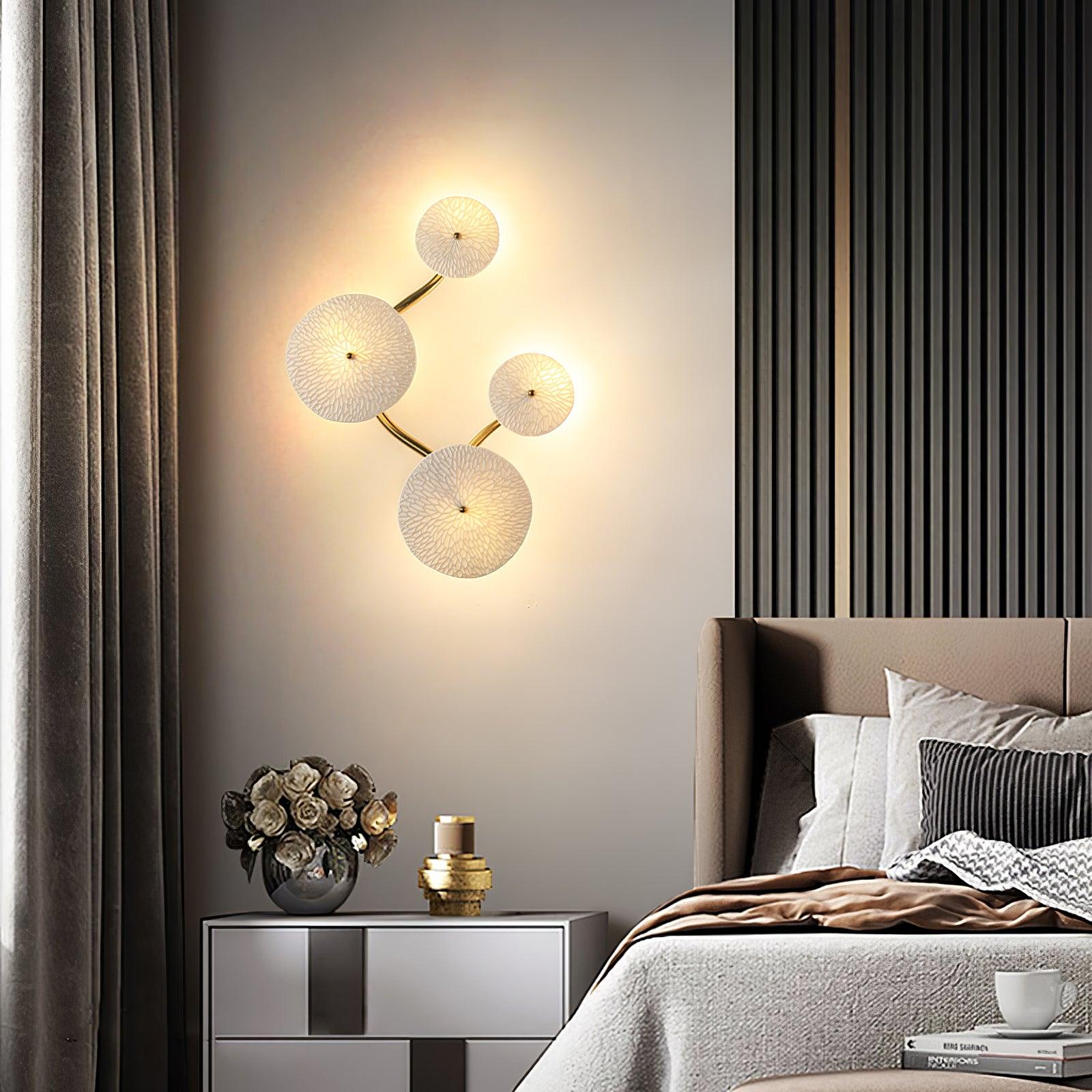 Kaivo Lotus Petal Wall Lamp - Lamp Copper