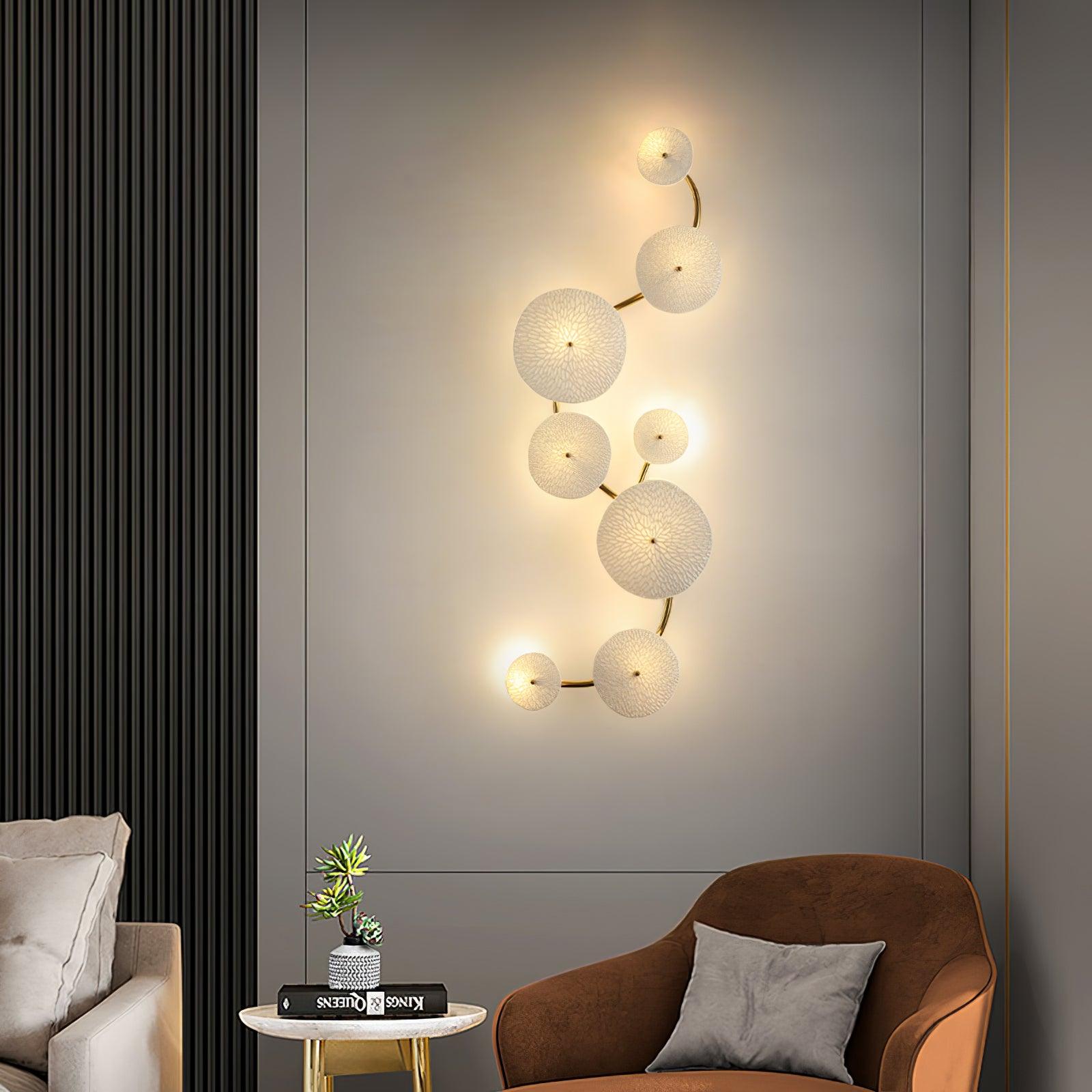 Kaivo Lotus Petal Wall Lamp - Lamp Copper