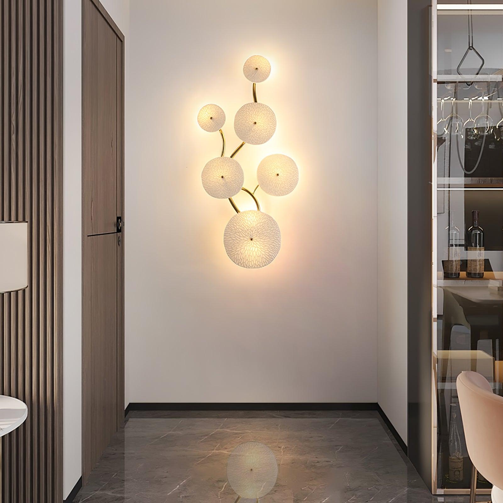 Kaivo Lotus Petal Wall Lamp - Lamp Copper