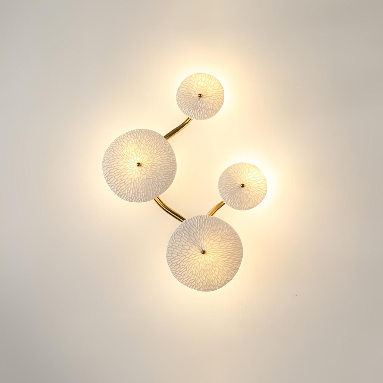 Kaivo Lotus Petal Wall Lamp - Lamp Copper