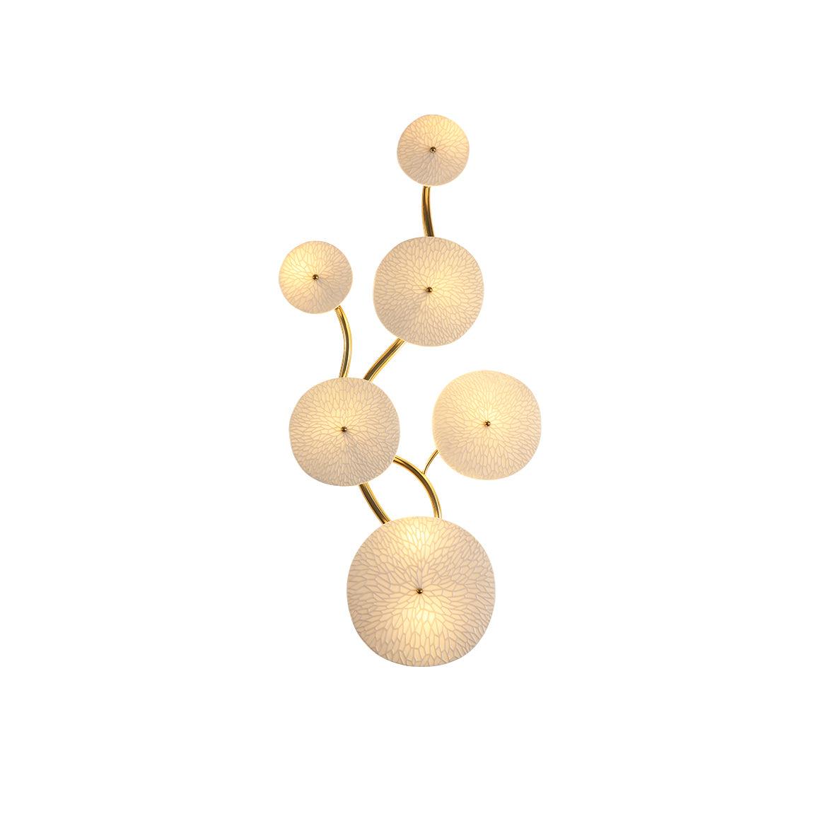 Kaivo Lotus Petal Wall Lamp - Lamp Copper