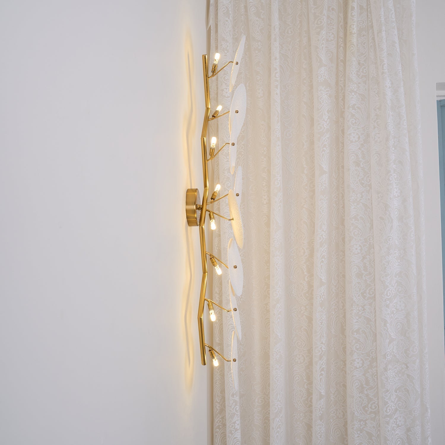 Kaivo Lotus Petal Wall Lamp - Lamp Copper