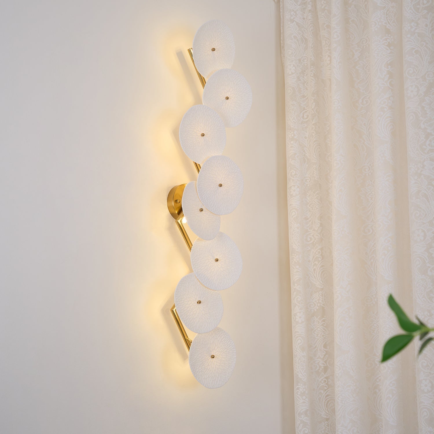 Kaivo Lotus Petal Wall Lamp - Lamp Copper
