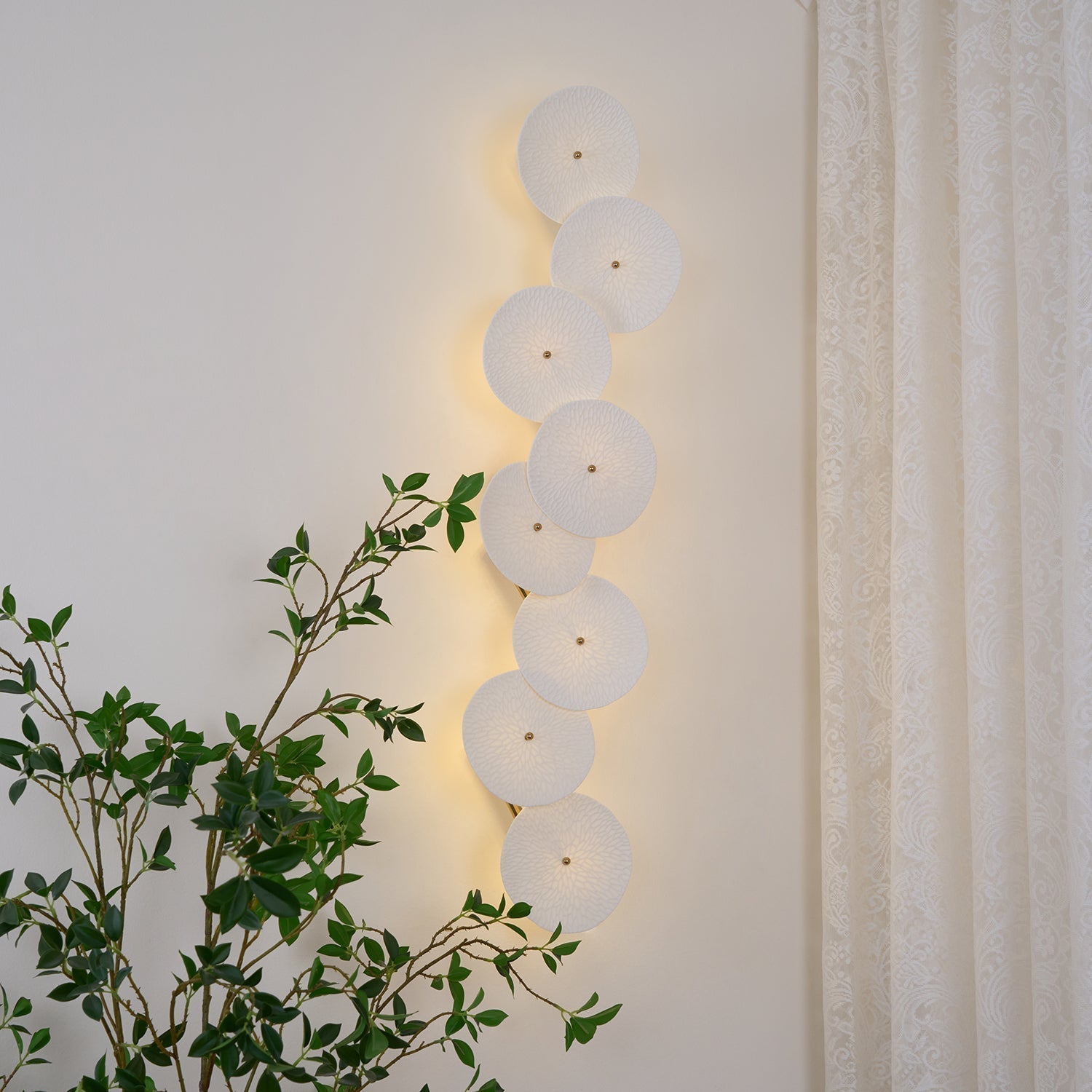 Kaivo Lotus Petal Wall Lamp - Lamp Copper