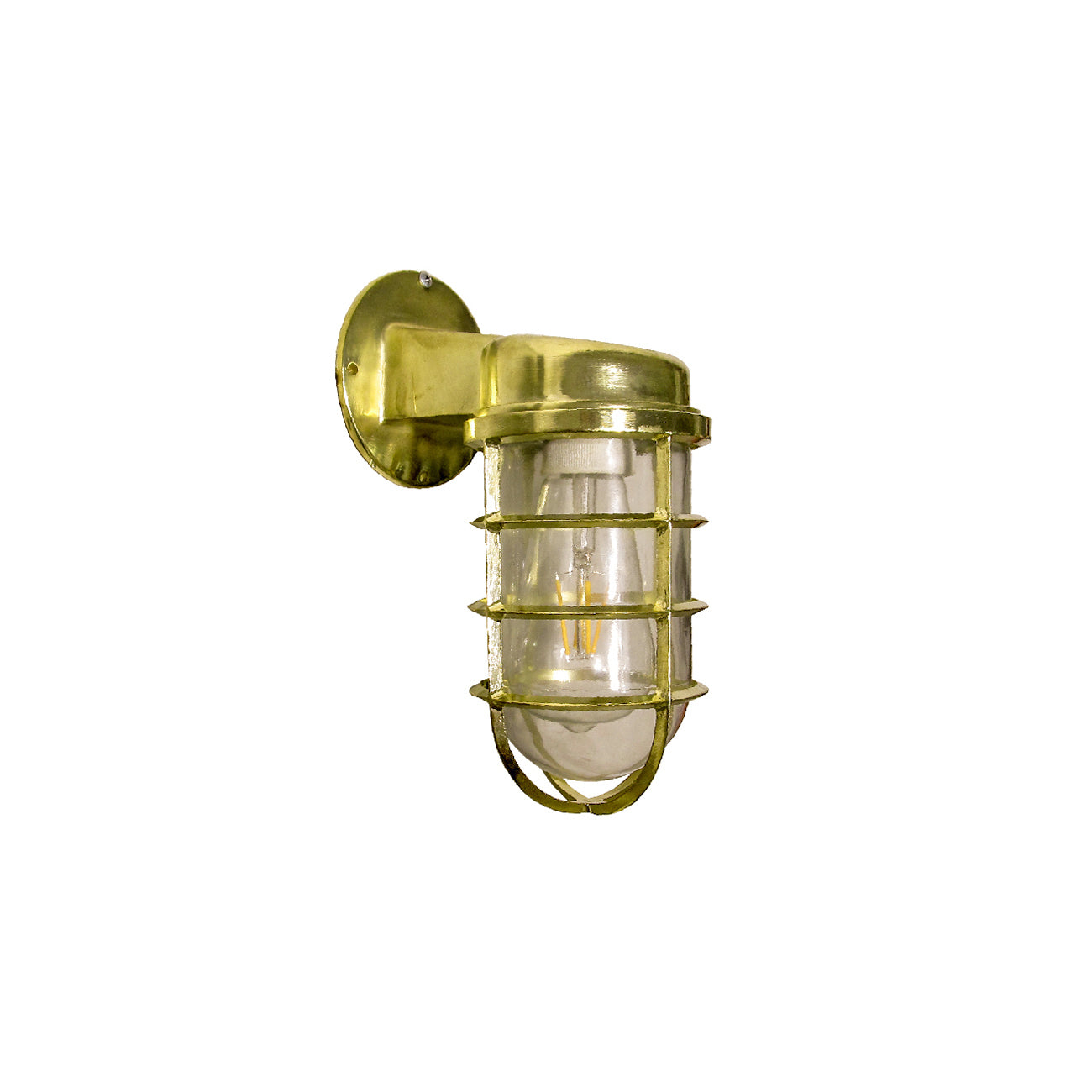Ozorel Vintage Unique Metal Glass Wall Lamp - Lamp Copper