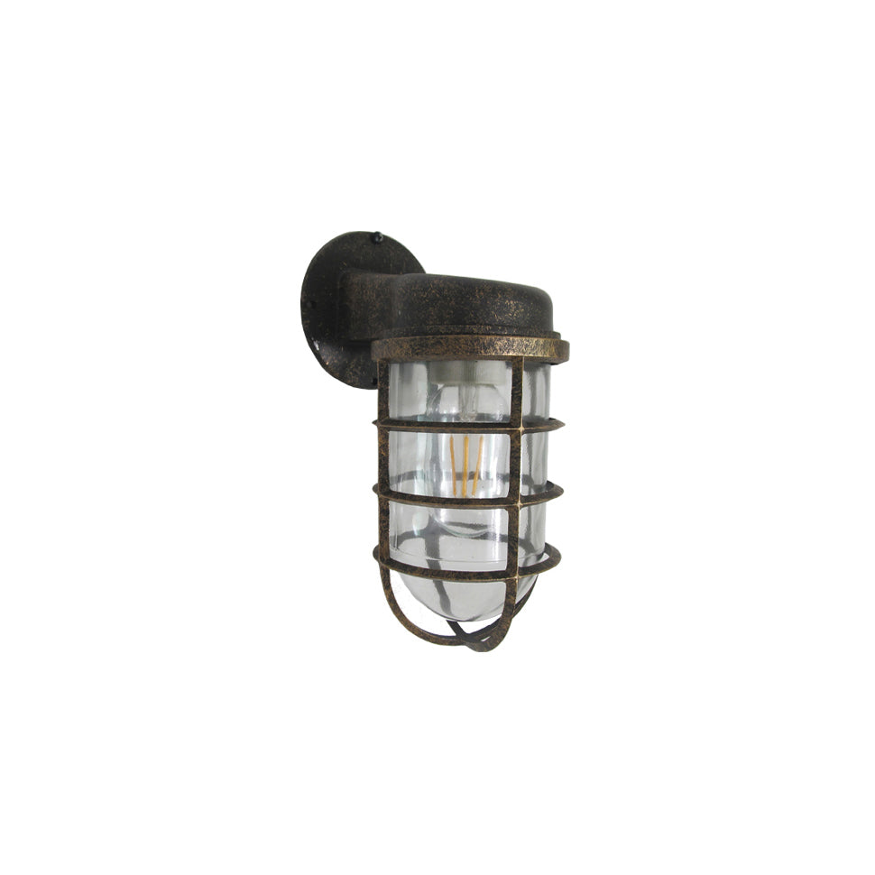 Ozorel Vintage Unique Metal Glass Wall Lamp - Lamp Copper