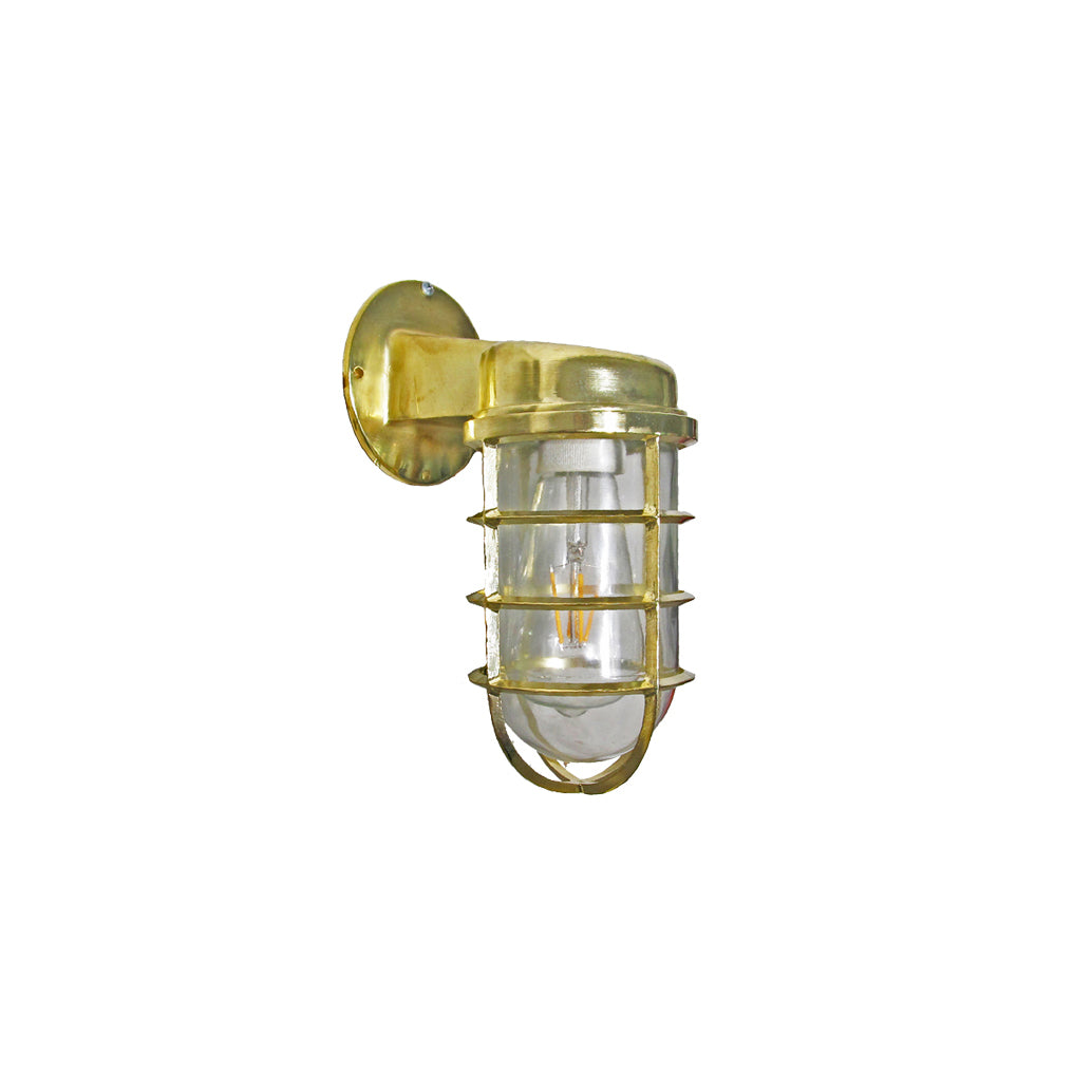 Ozorel Vintage Unique Metal Glass Wall Lamp - Lamp Copper