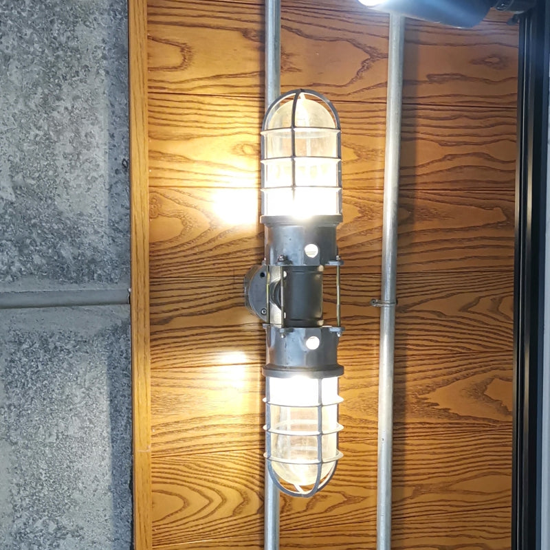 Ozorel Vintage Unique Metal Glass Wall Lamp - Lamp Copper