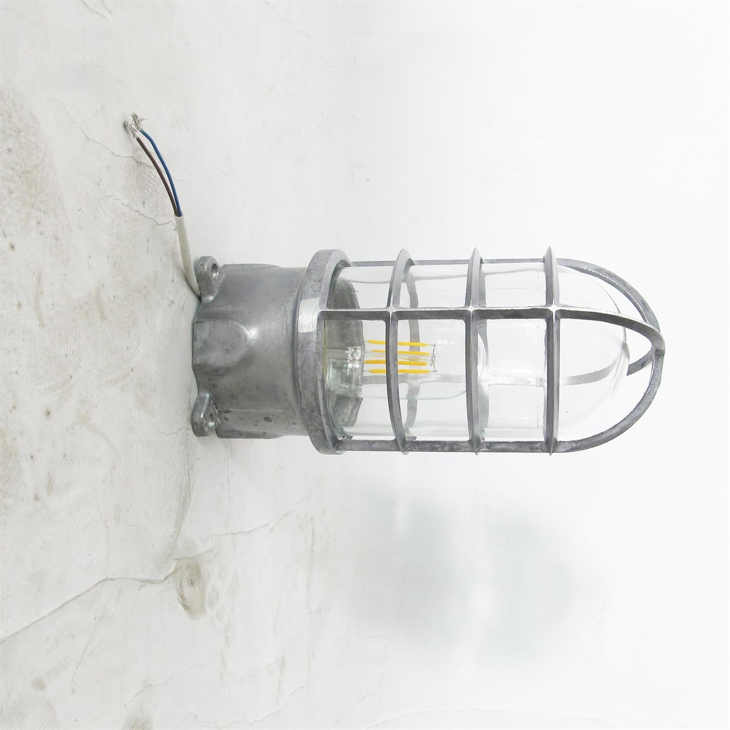 Ozorel Vintage Unique Metal Glass Wall Lamp - Lamp Copper