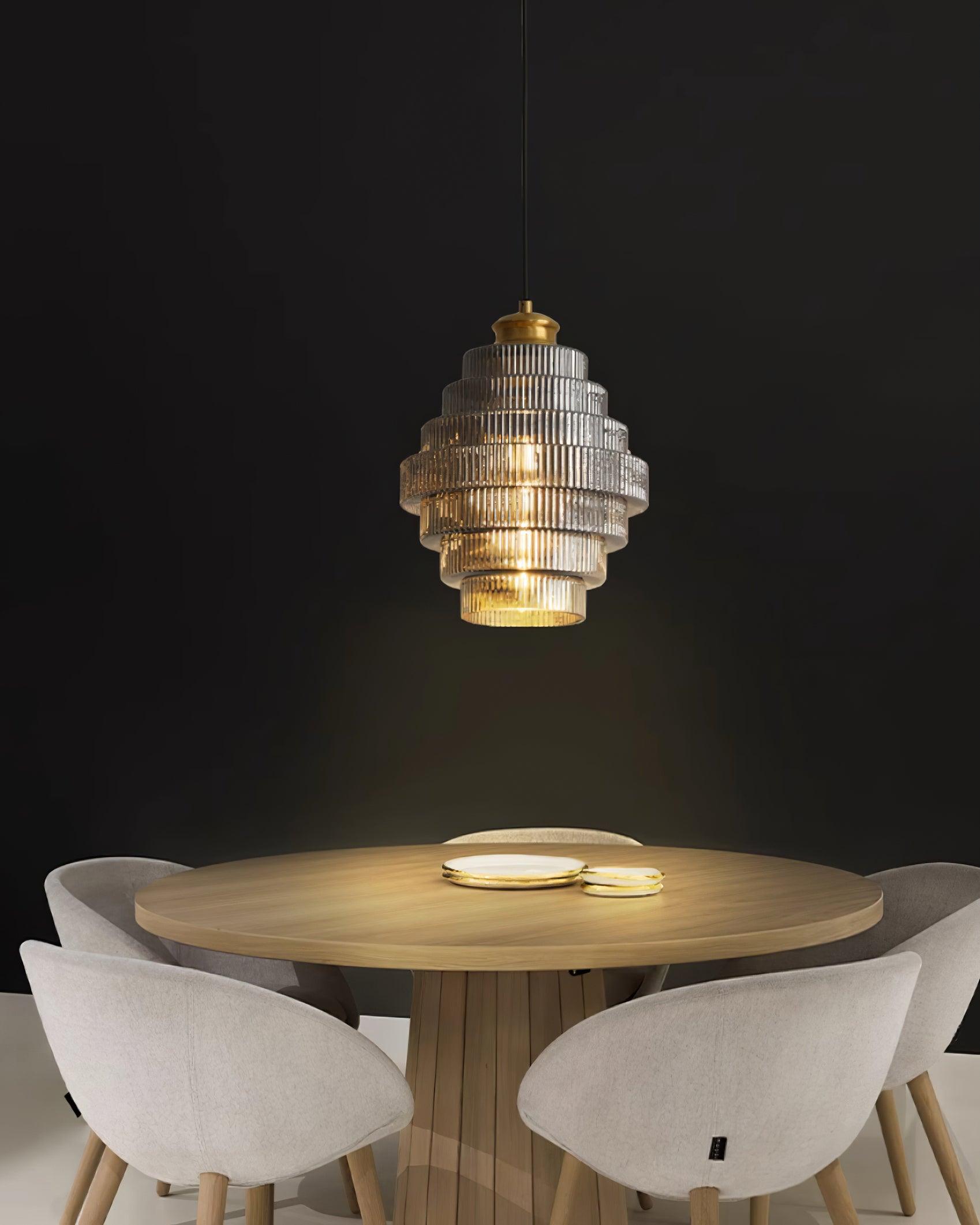 Amara Glass Pendant Lamp - Lamp Copper
