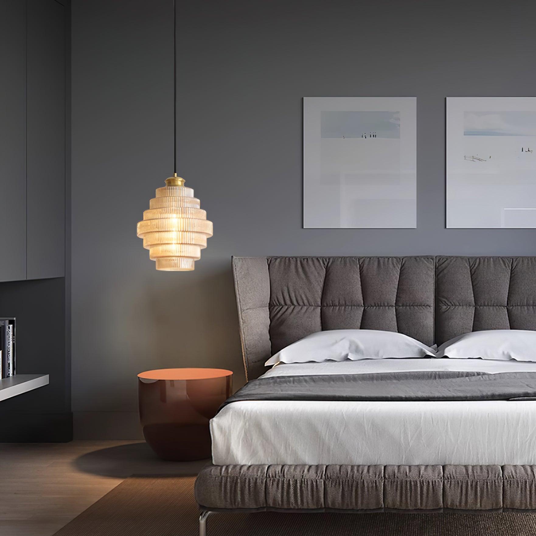 Amara Glass Pendant Lamp - Lamp Copper