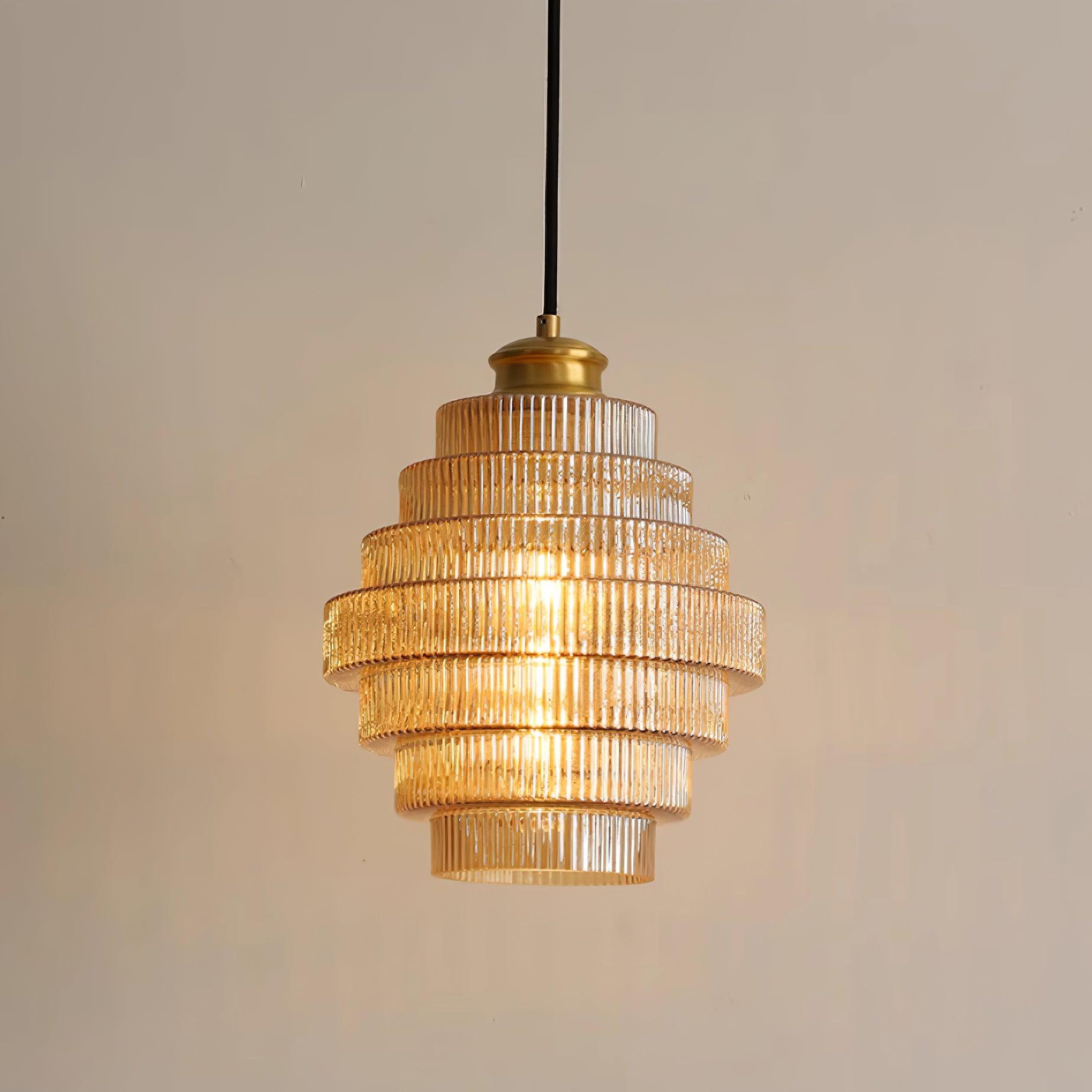 Amara Glass Pendant Lamp - Lamp Copper