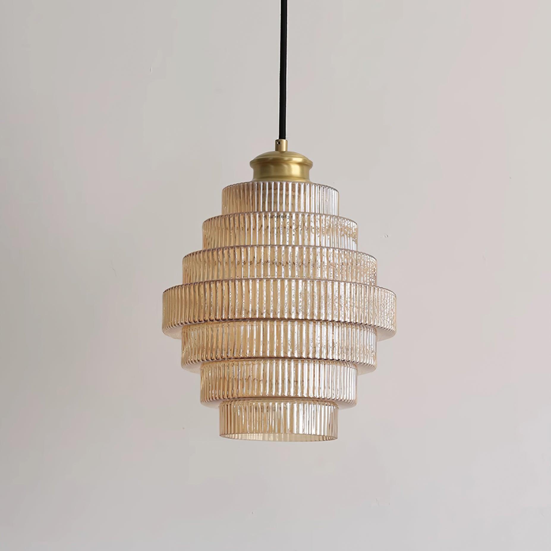 Amara Glass Pendant Lamp - Lamp Copper