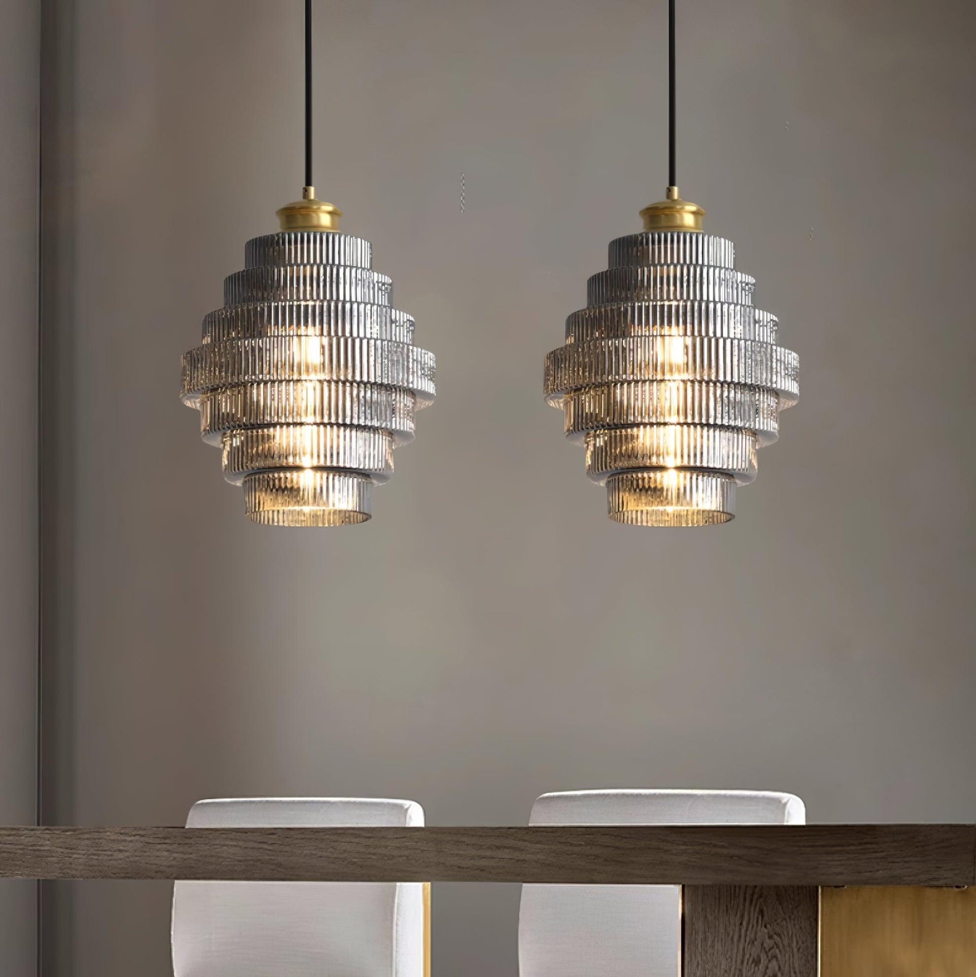 Amara Glass Pendant Lamp - Lamp Copper