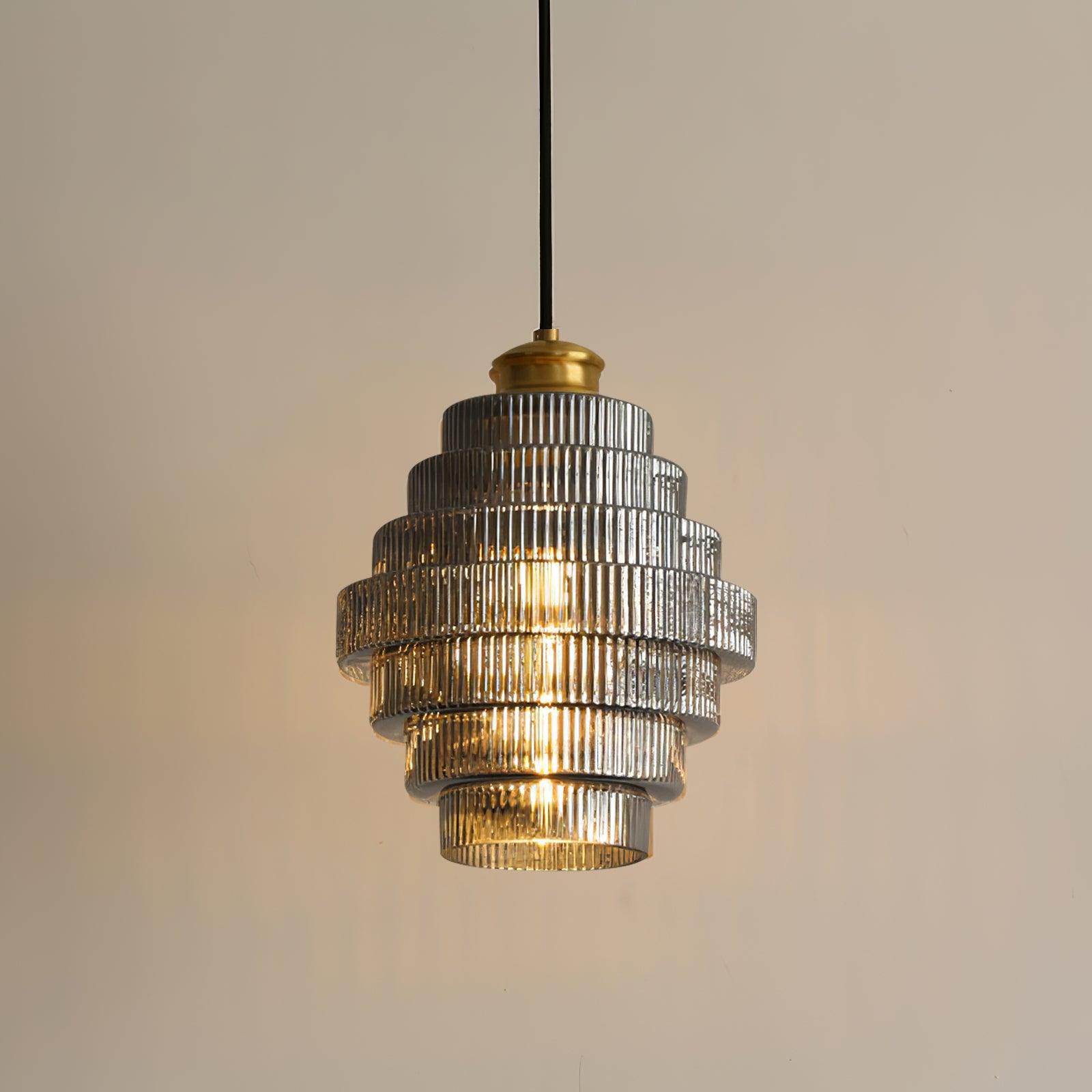 Amara Glass Pendant Lamp - Lamp Copper