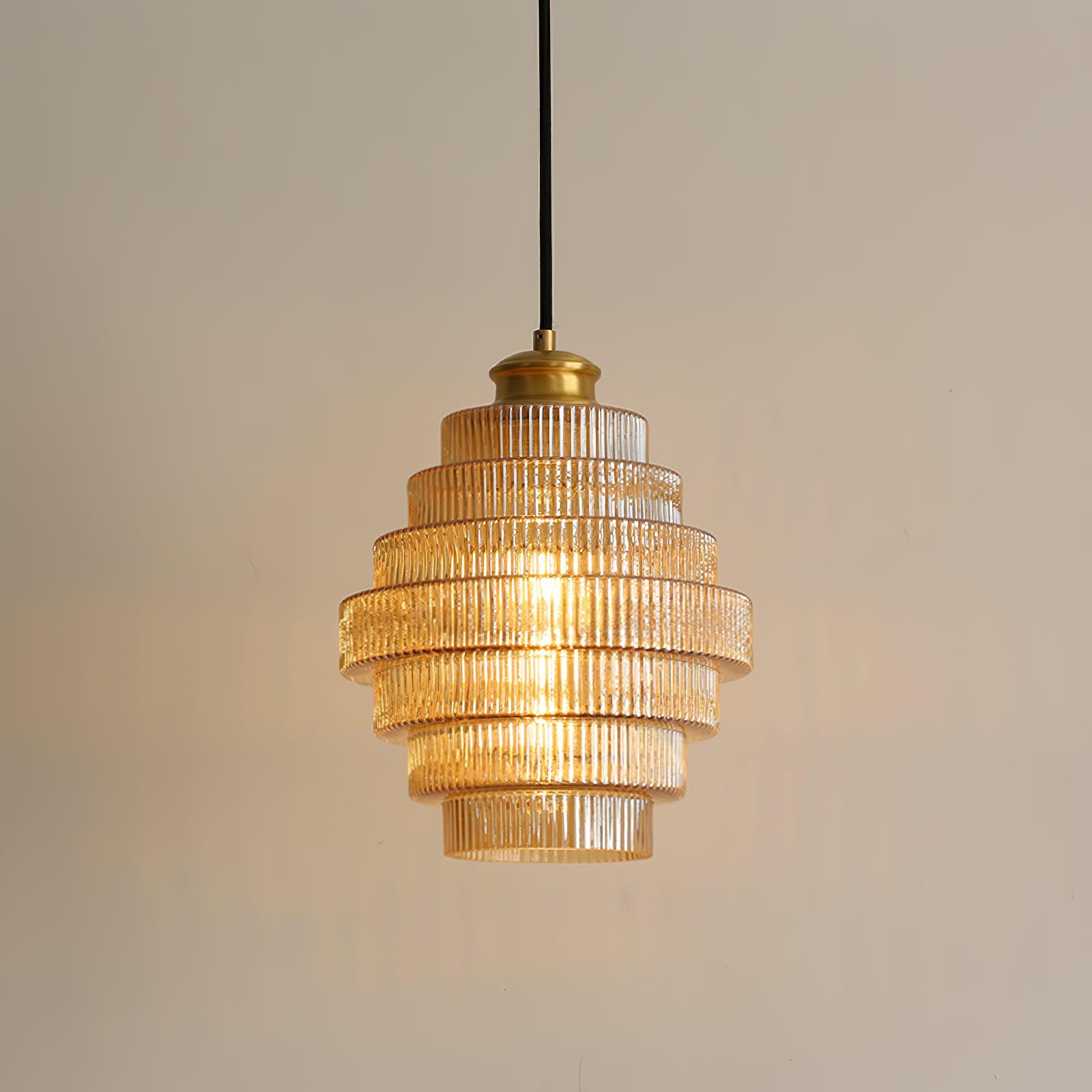 Amara Glass Pendant Lamp - Lamp Copper