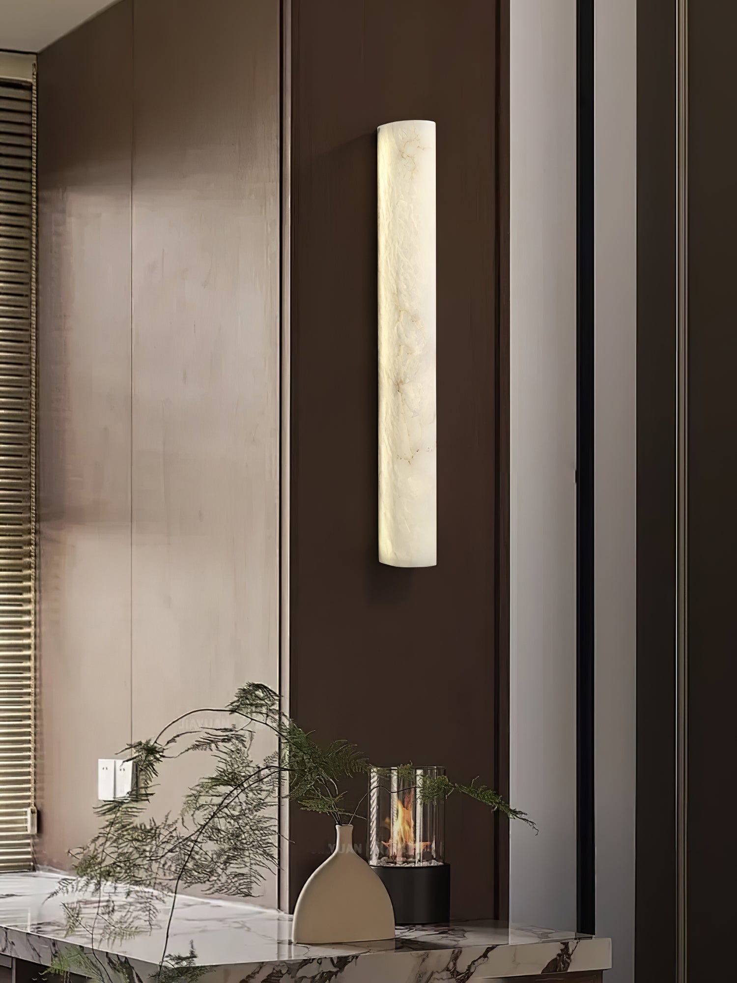 Ulzoror Alabaster Wall Light - Lamp Copper
