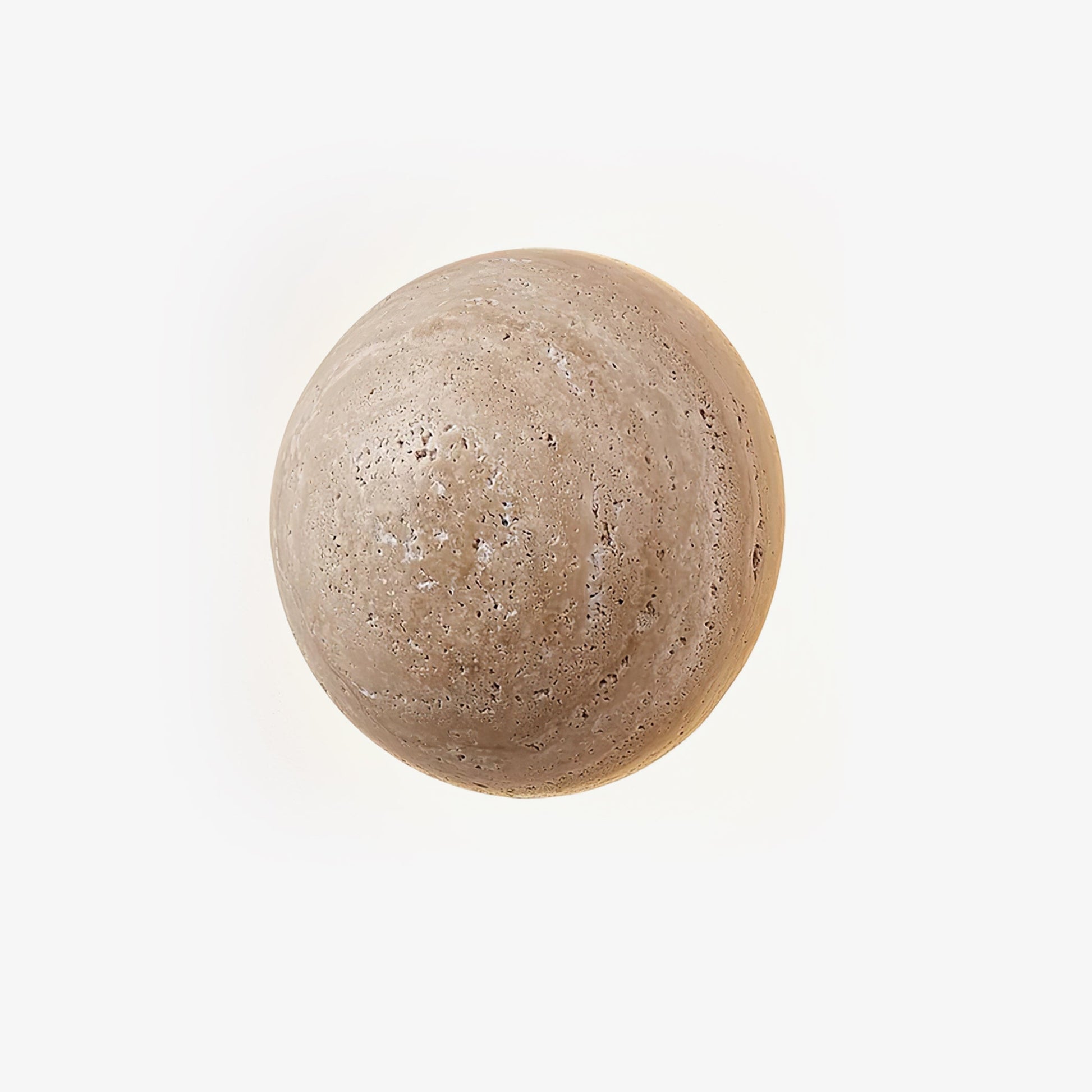 Nyvarion Minimalist Travertine Wall Light - Lamp Copper