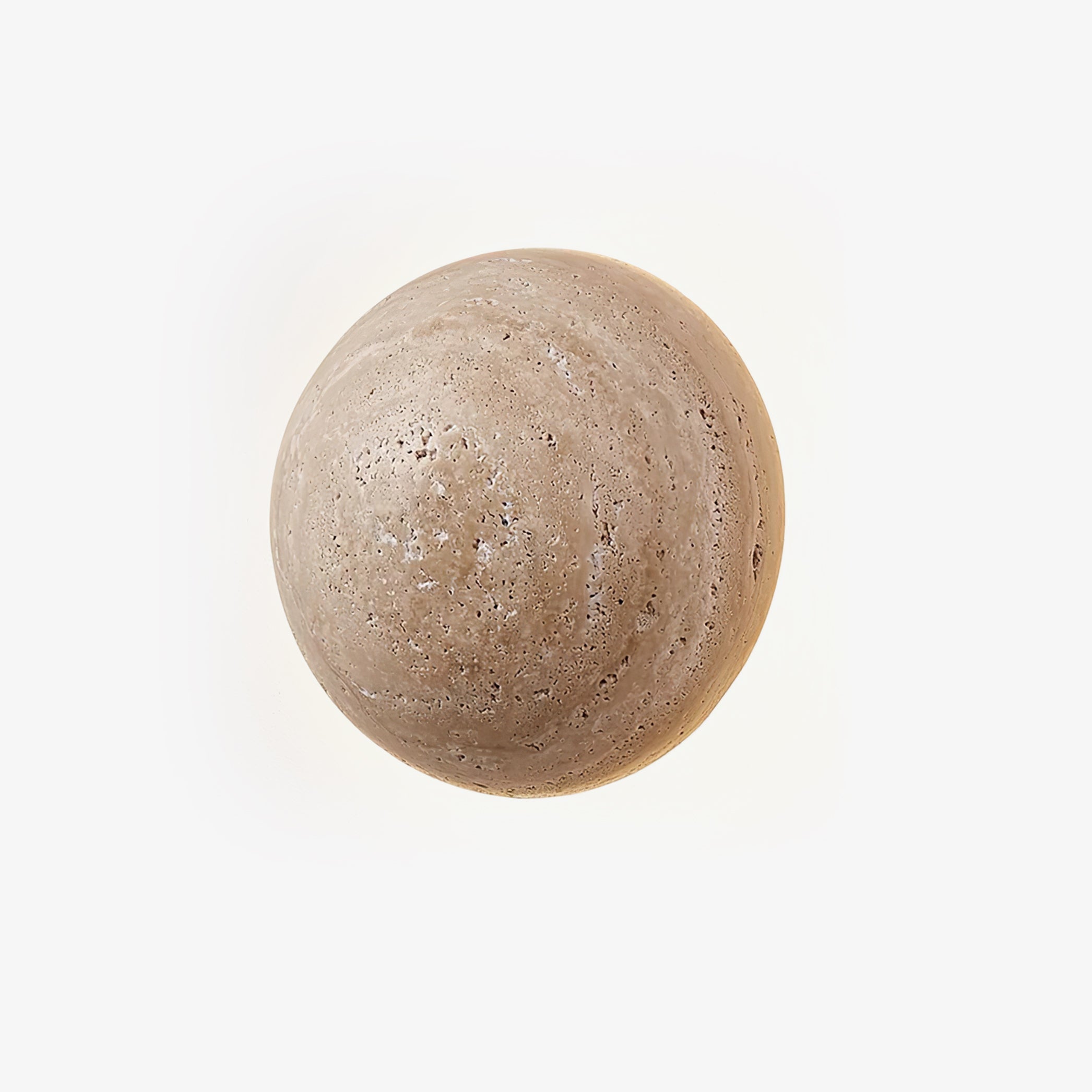Nyvarion Minimalist Travertine Wall Light - Lamp Copper