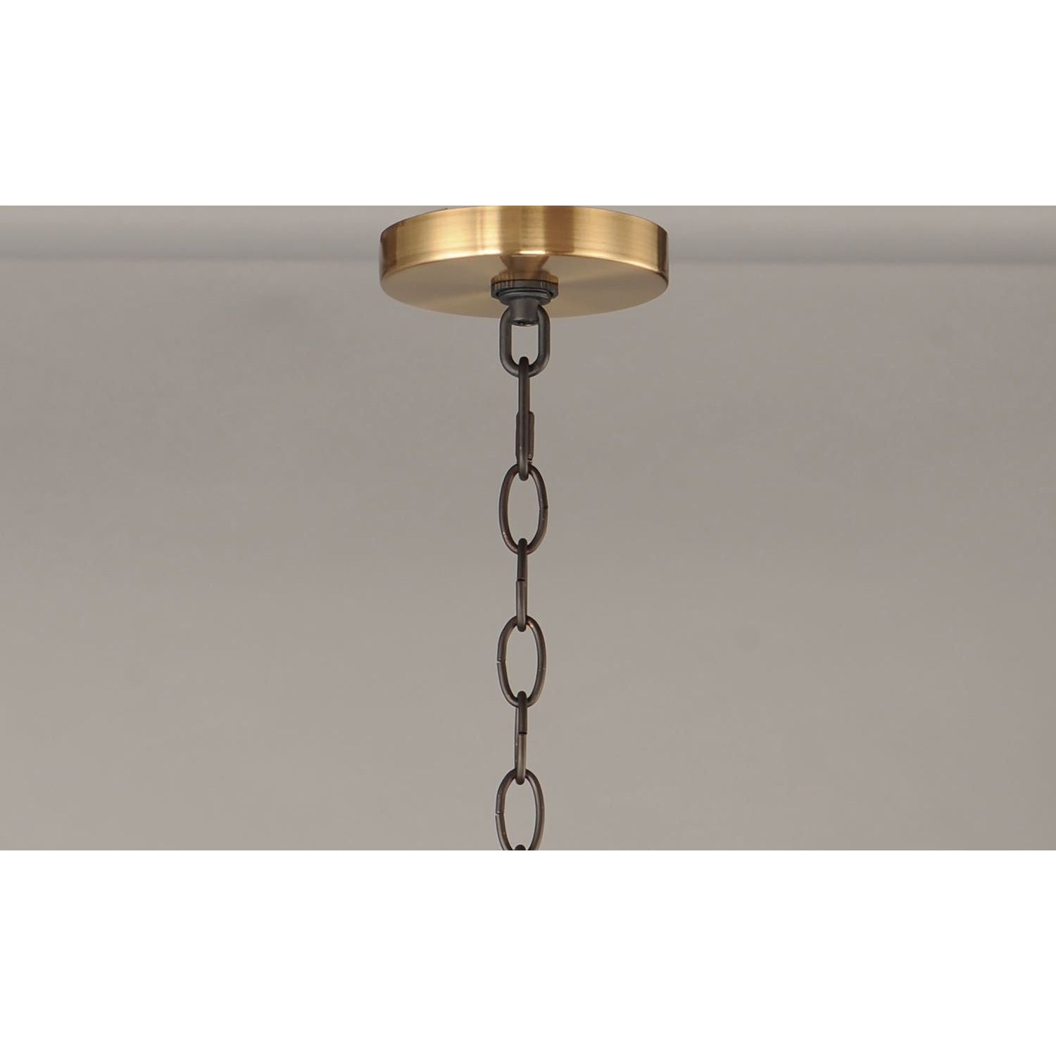 Ceshaora Vintage Industrial Brass Metal Chandelier - Lamp Copper