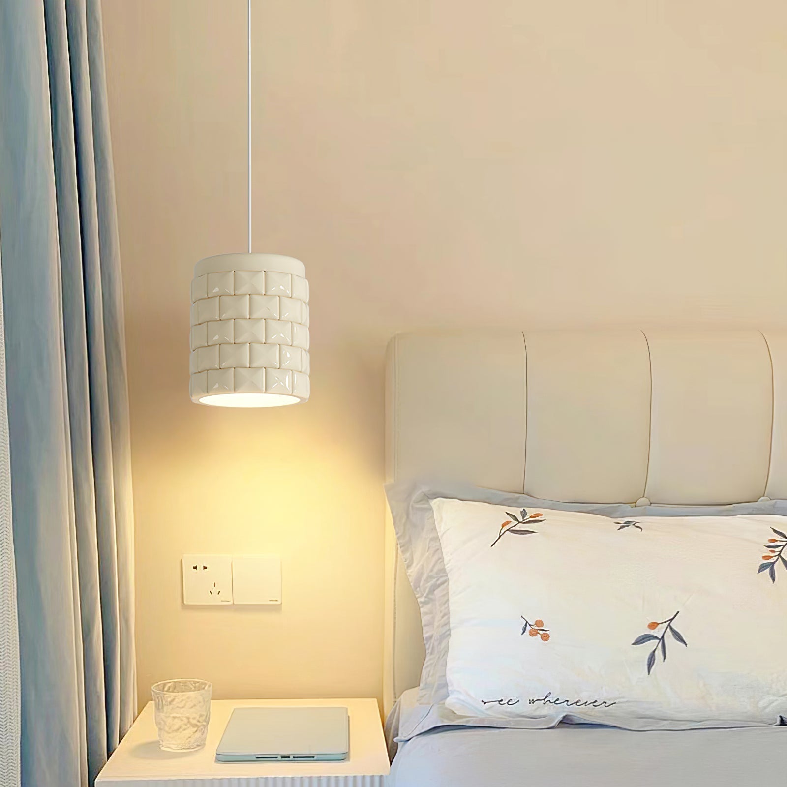 Vadoror Modern Minimalist Girl Resin Metal Pendant Lamp - Lamp Copper
