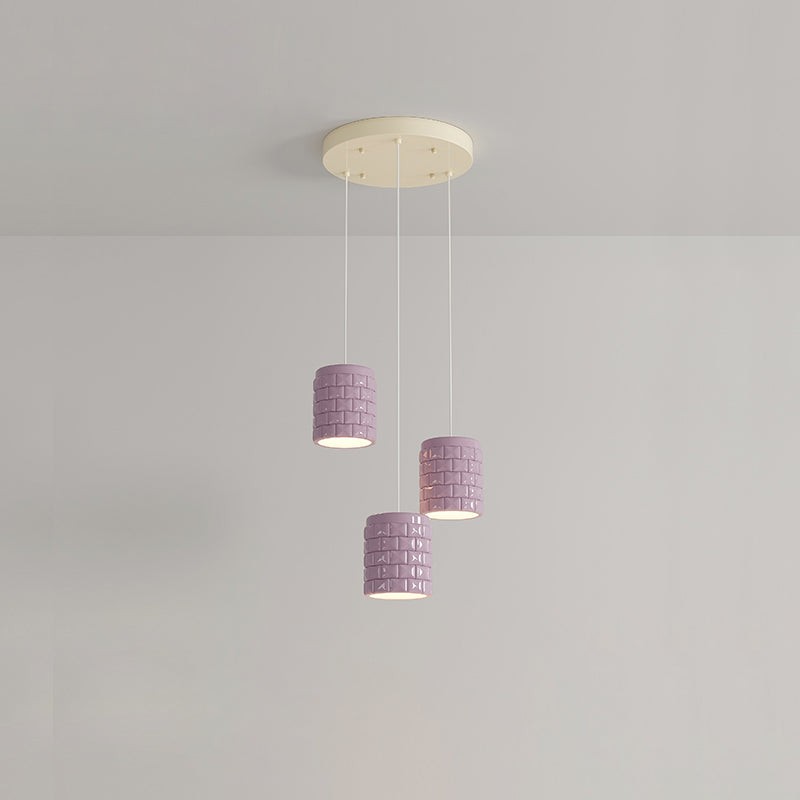 Vadoror Modern Minimalist Girl Resin Metal Pendant Lamp - Lamp Copper