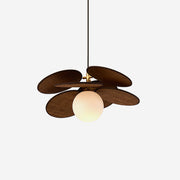 Florin Wooden Petal Pendant Light - Lamp Copper