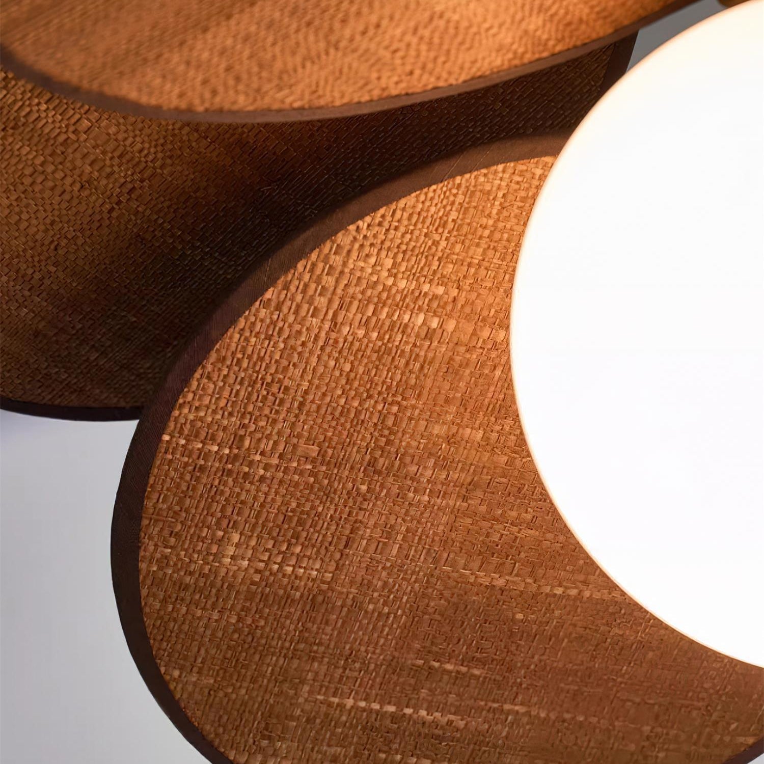 Florin Wooden Petal Pendant Light - Lamp Copper