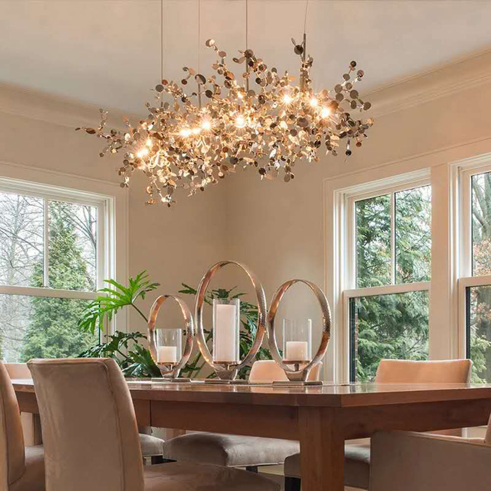 Olivia Artsy Classy Cluster Fireworks Pendant Light, Stainless steel - Lamp Copper