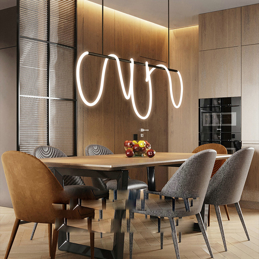 Arisha Curved & Linear Semi Flush Mount Ceiling Light, Gold - Lamp Copper