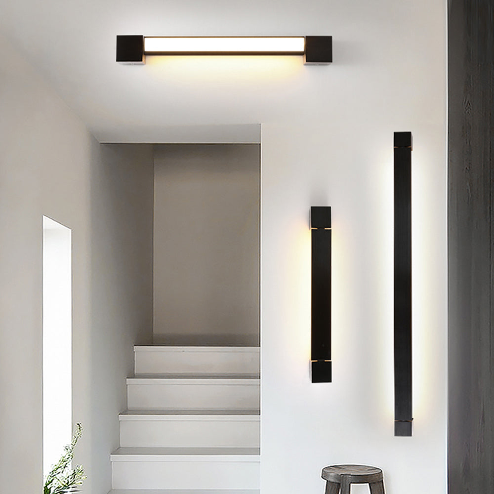 Arisha Black Wall Lamp Rotatable, 6 Size - Lamp Copper
