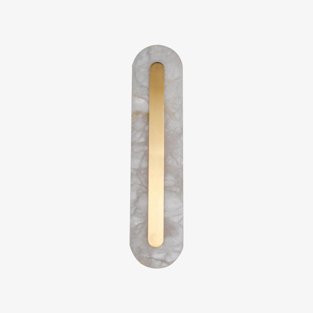 Hurn Alabaster Rounded Wall Lamp - Lamp Copper