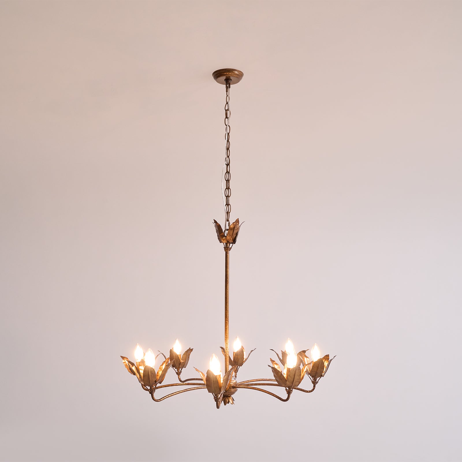 Syvenira Individual Creativity Tulip Metal Chandelier - Lamp Copper