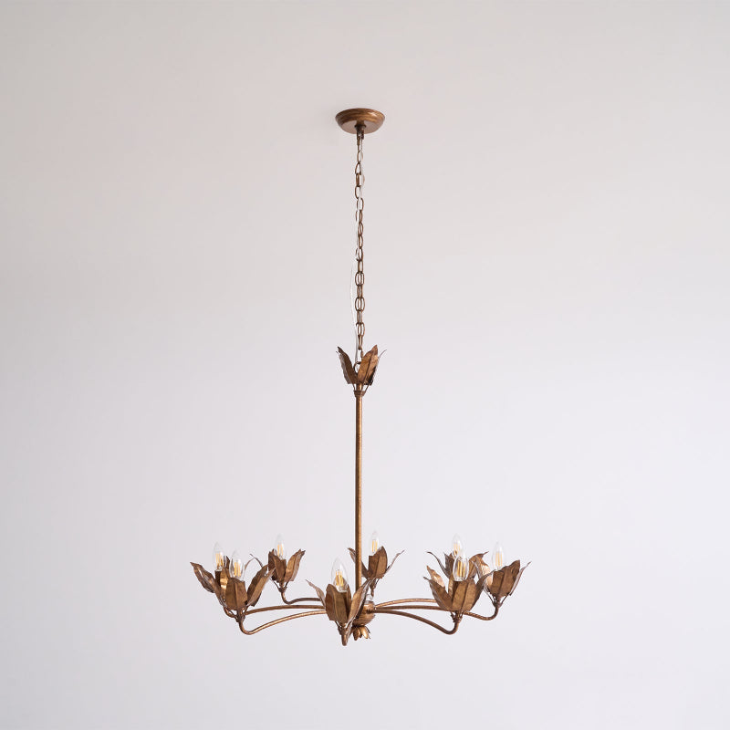 Syvenira Individual Creativity Tulip Metal Chandelier - Lamp Copper