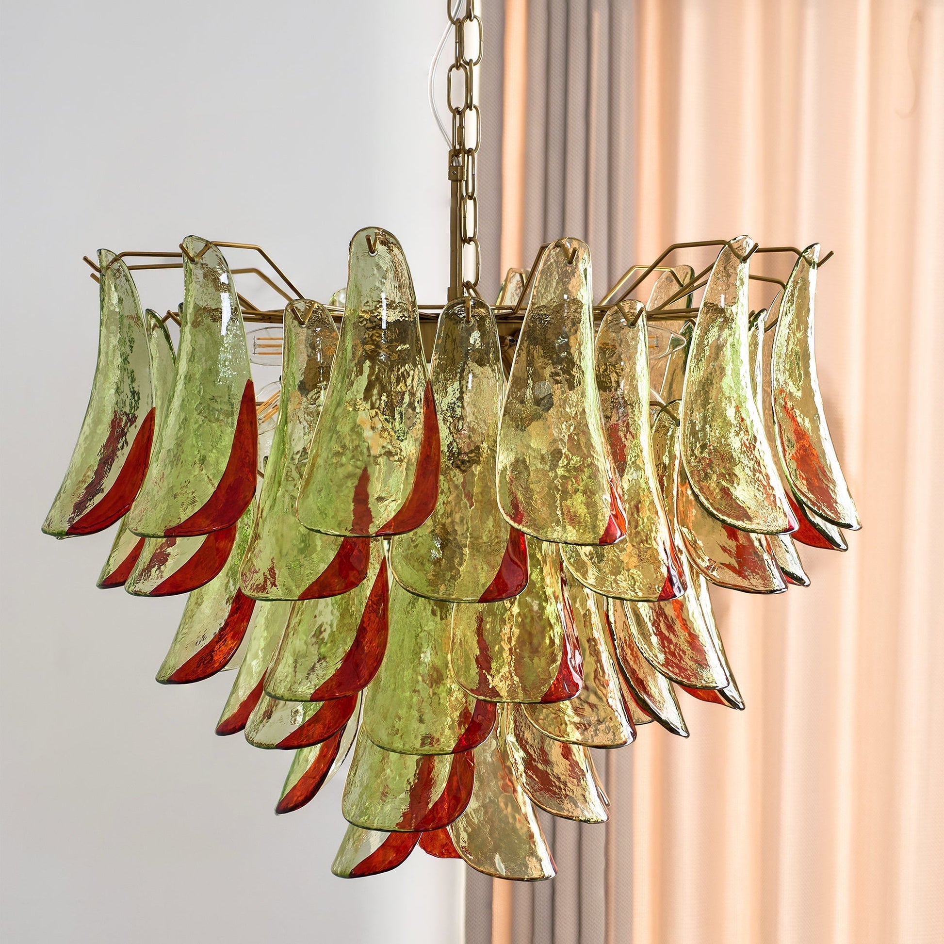 Ulvarisra Postmodern Luxury Glass Chandelier - Lamp Copper