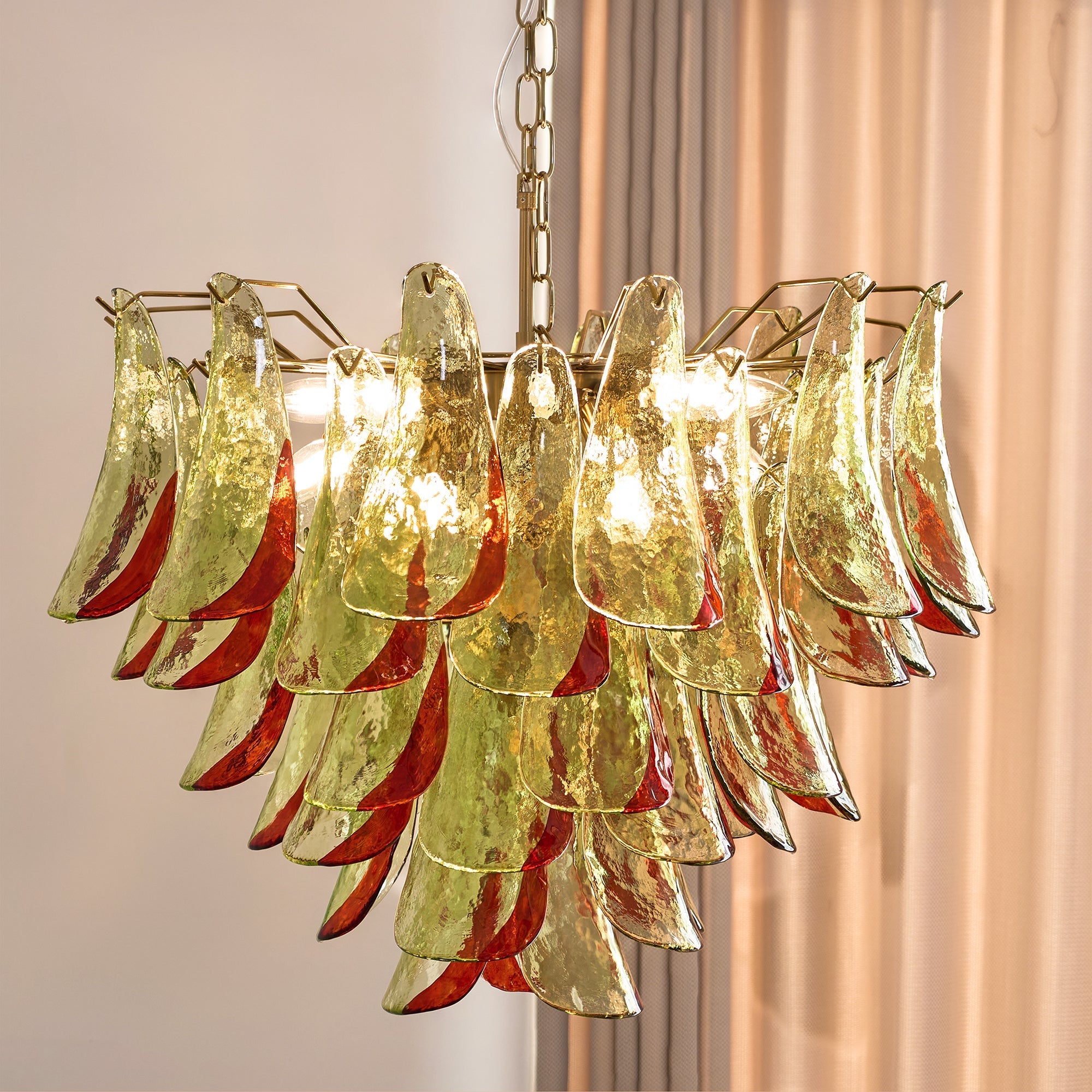 Ulvarisra Postmodern Luxury Glass Chandelier - Lamp Copper