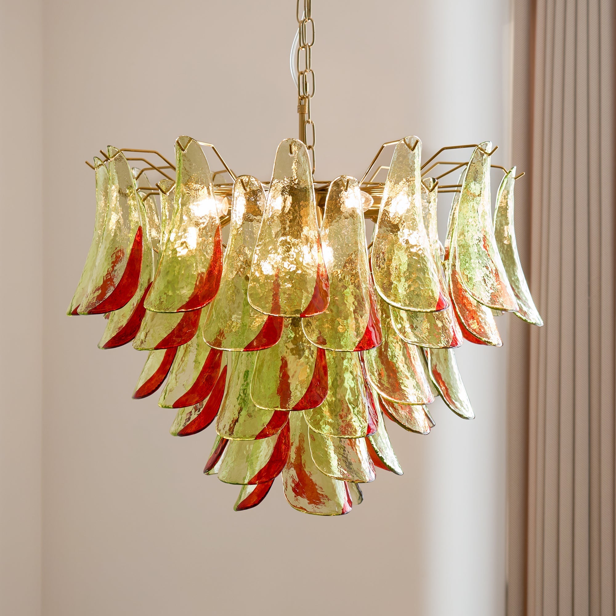 Ulvarisra Postmodern Luxury Glass Chandelier - Lamp Copper