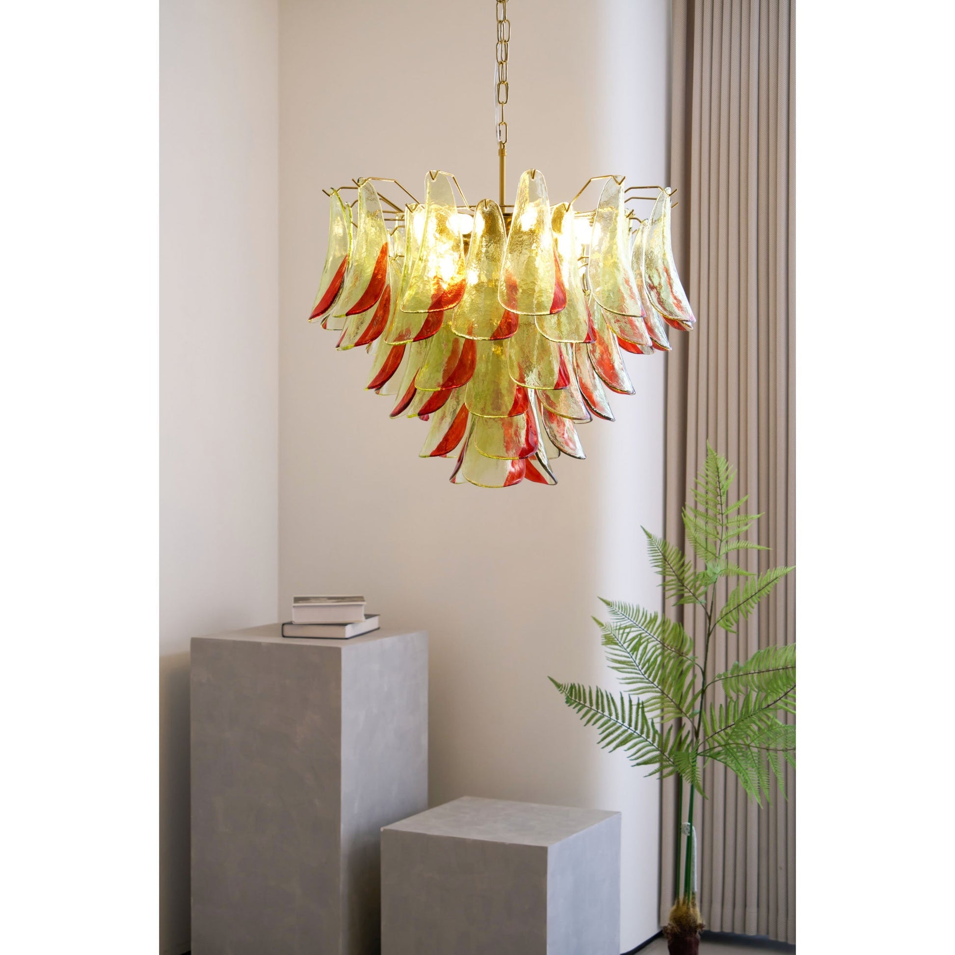 Ulvarisra Postmodern Luxury Glass Chandelier - Lamp Copper