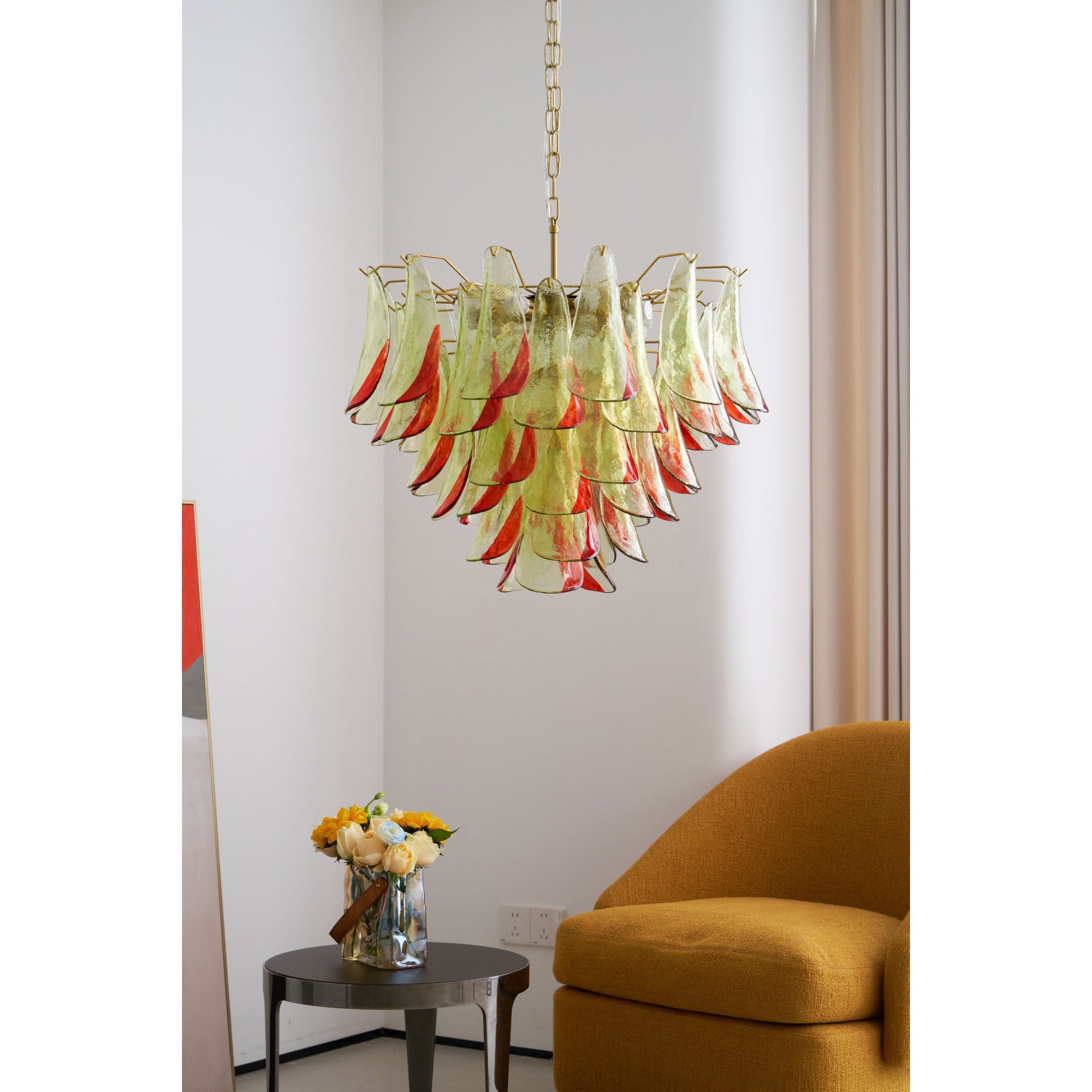 Ulvarisra Postmodern Luxury Glass Chandelier - Lamp Copper